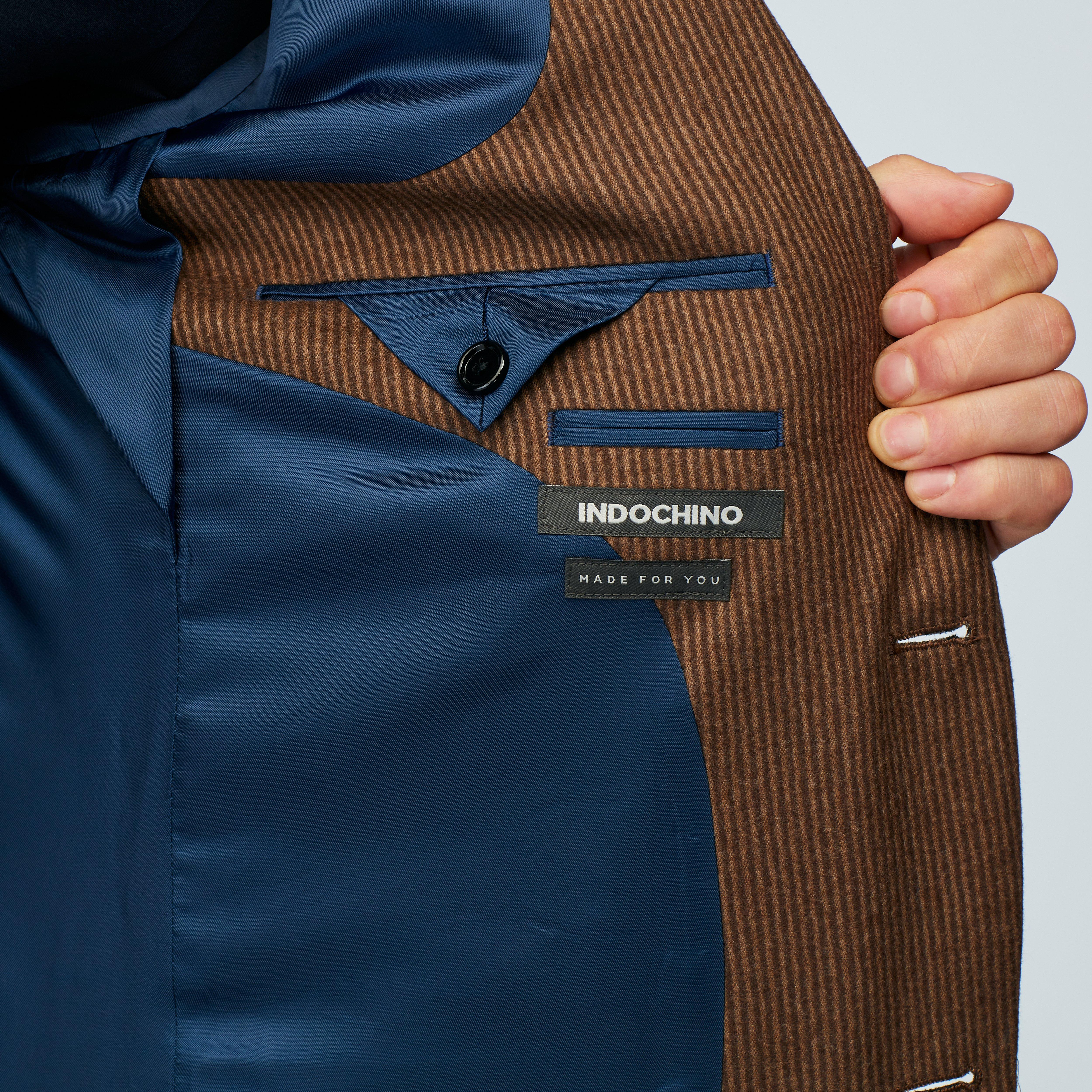 Product thumbnail 3 Brown blazer - Solid Design from Indochino Collection
