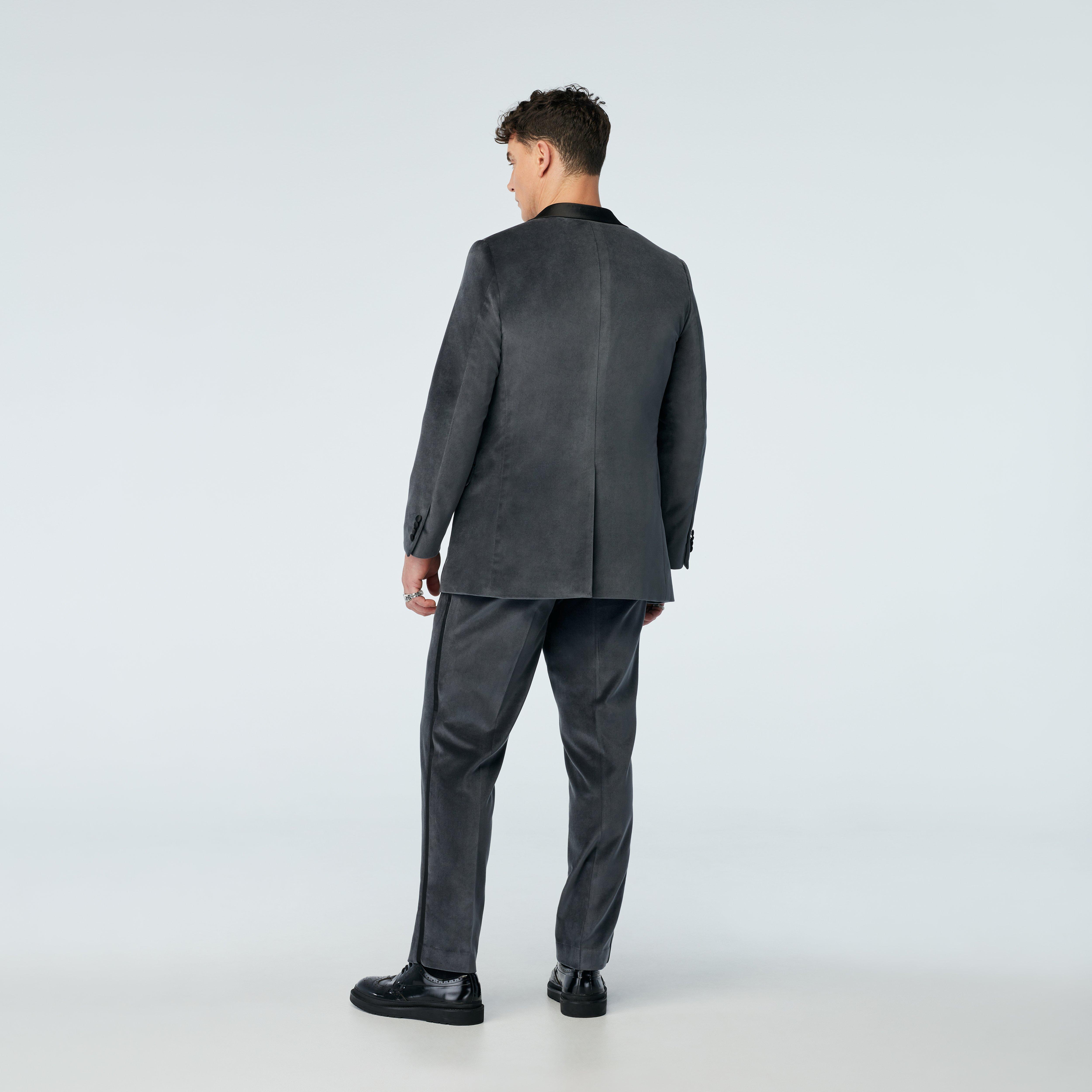 Product thumbnail 2 Gray blazer - Hardford Solid Design from Tuxedo Indochino Collection