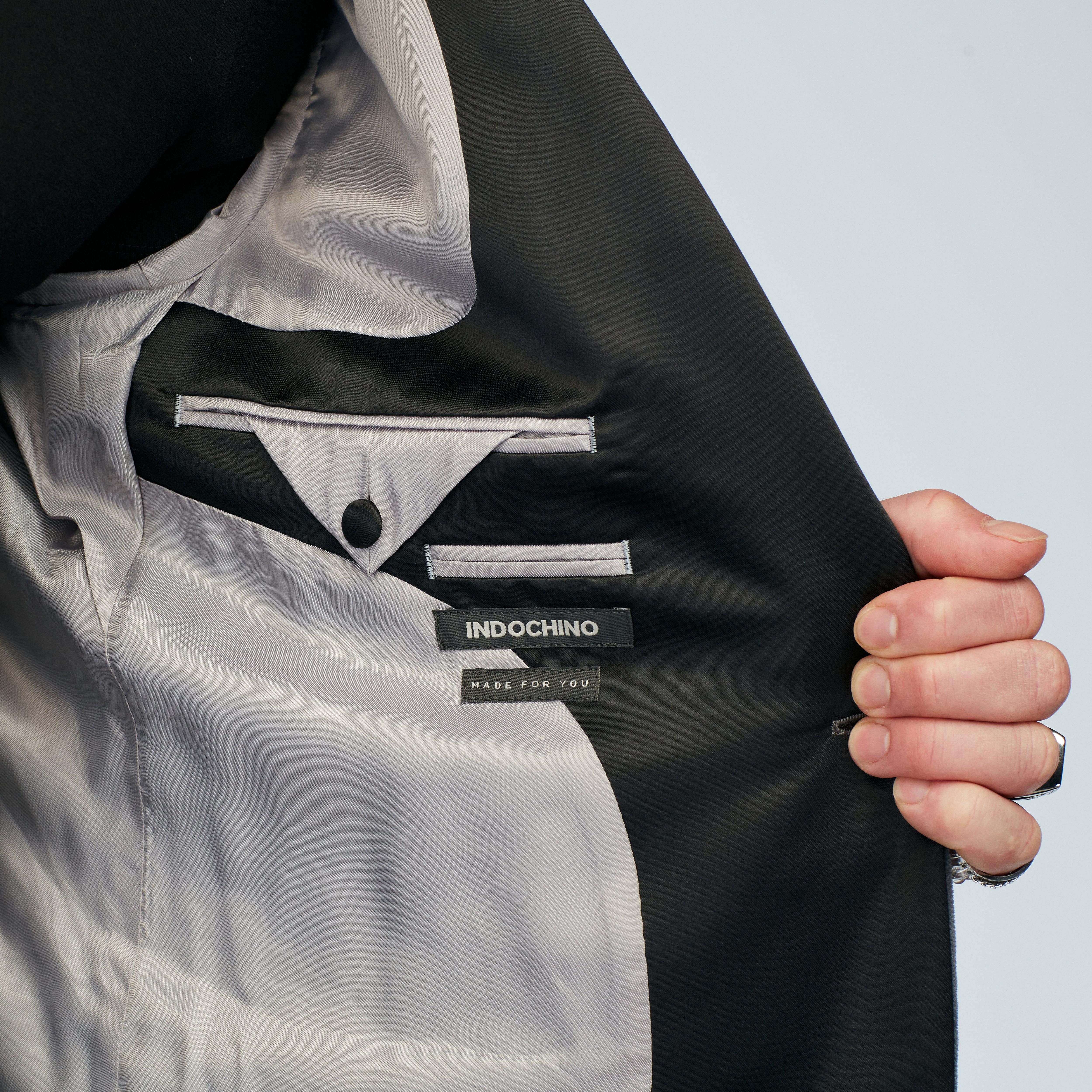 Product thumbnail 3 Gray blazer - Hardford Solid Design from Tuxedo Indochino Collection