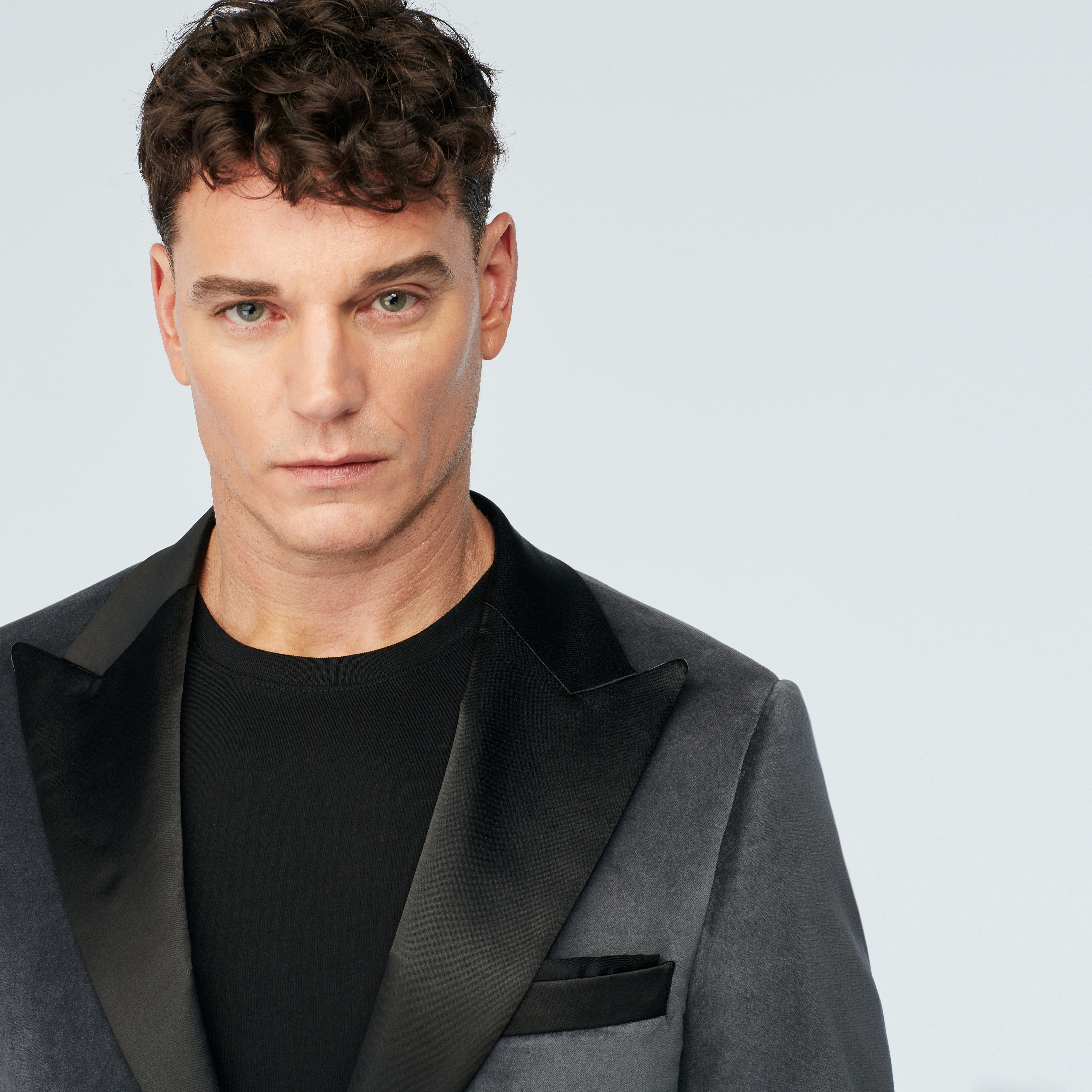 Product thumbnail 4 Gray blazer - Hardford Solid Design from Tuxedo Indochino Collection