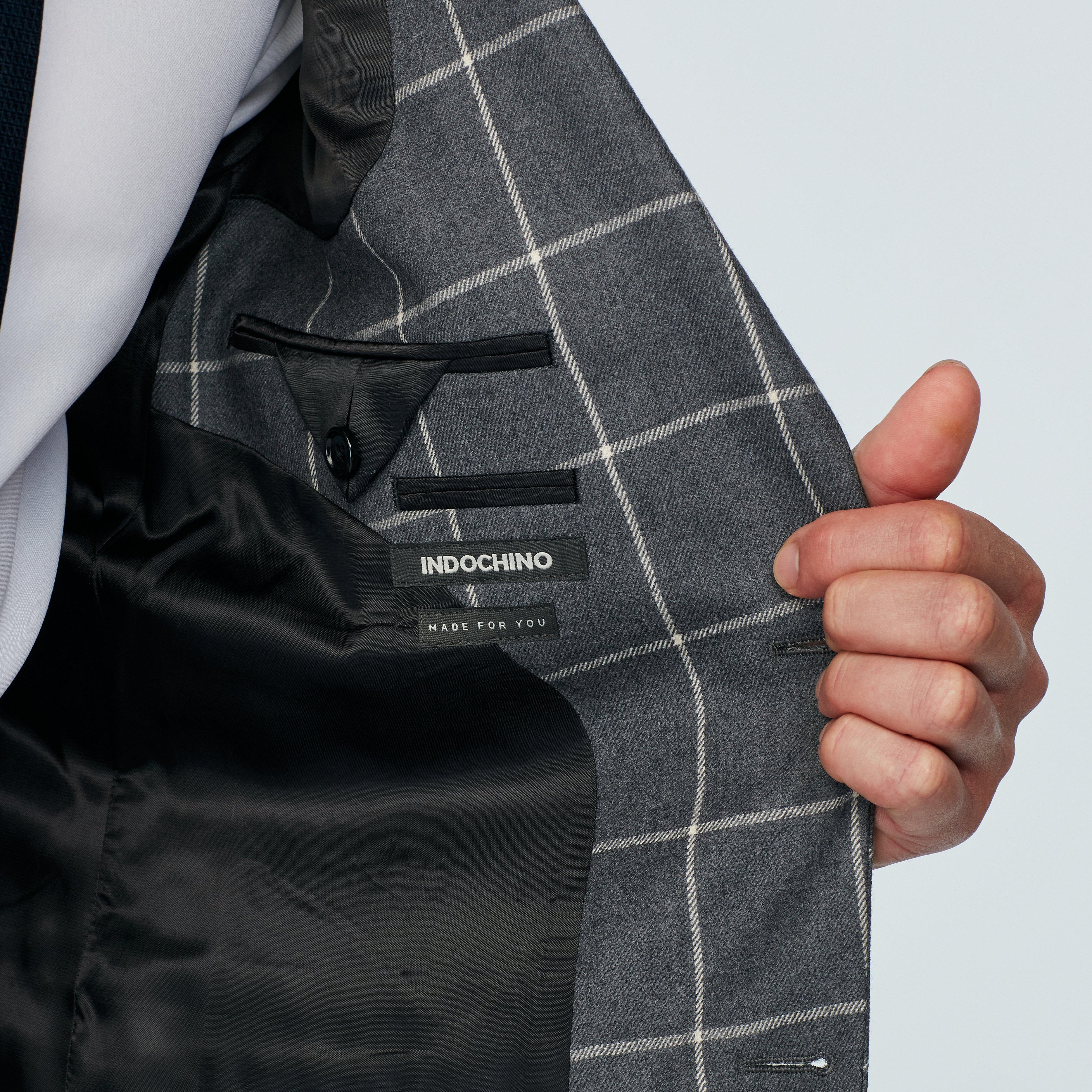 Product thumbnail 3 Gray blazer - Durham Checked Design from Fall / Winter Indochino Collection