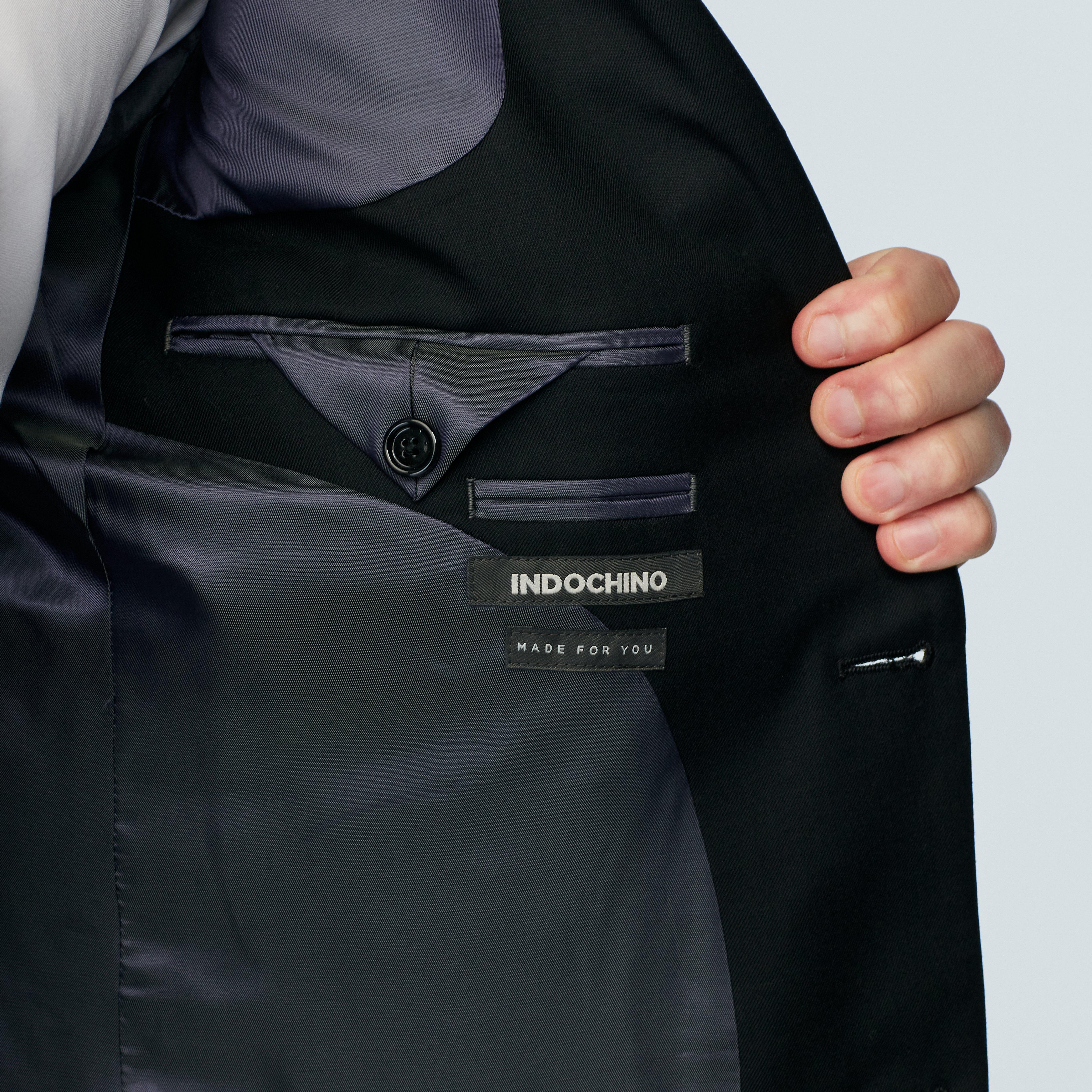 Product thumbnail 6 Black suit - Solid Design from Luxury Indochino Collection