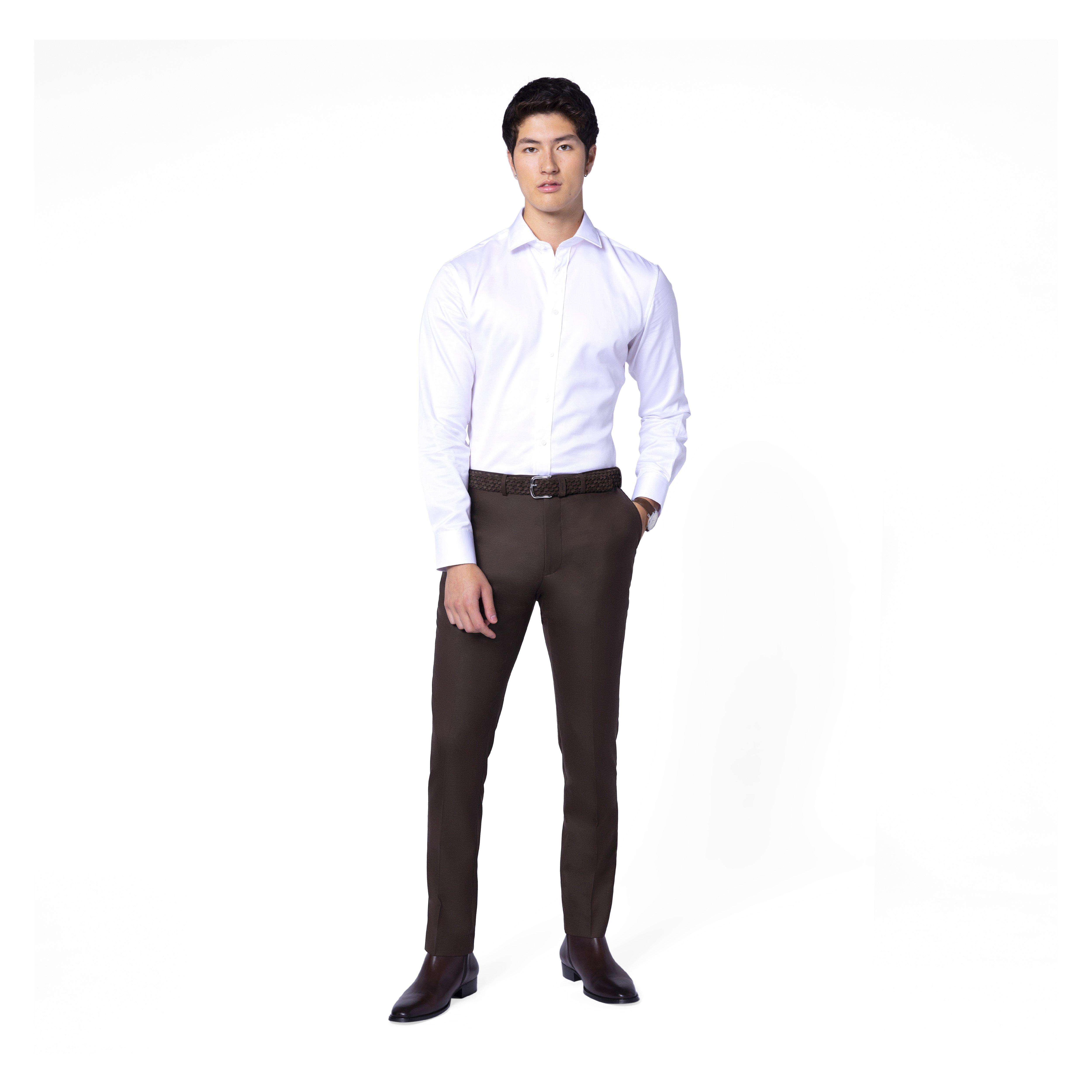 Urbano Fashion Slim Fit Men Khaki Trousers - Buy Urbano Fashion Slim Fit Men  Khaki Trousers Online at Best Prices in India | Flipkart.com