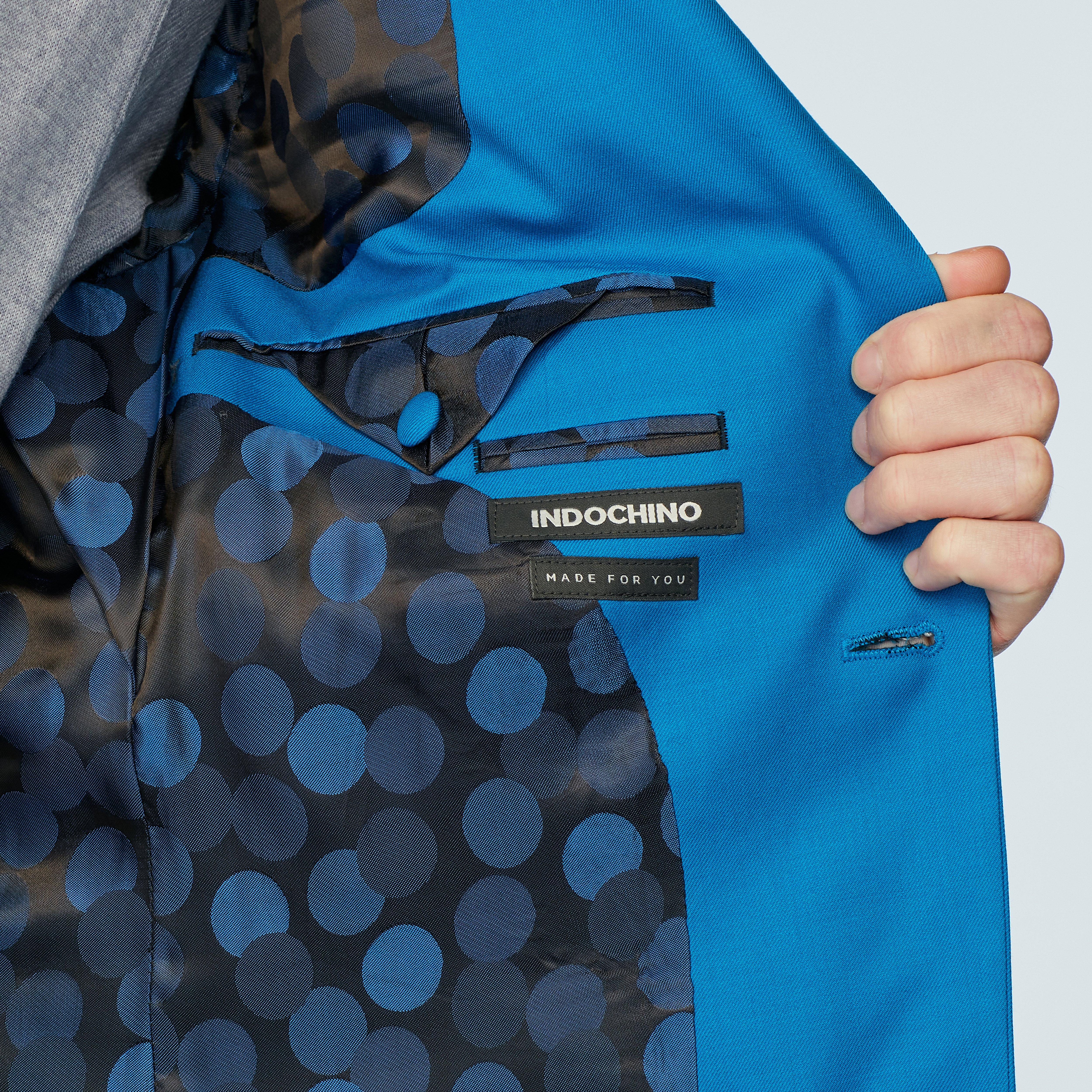 Product thumbnail 3 Blue blazer - Harrogate Solid Design from Luxury Indochino Collection