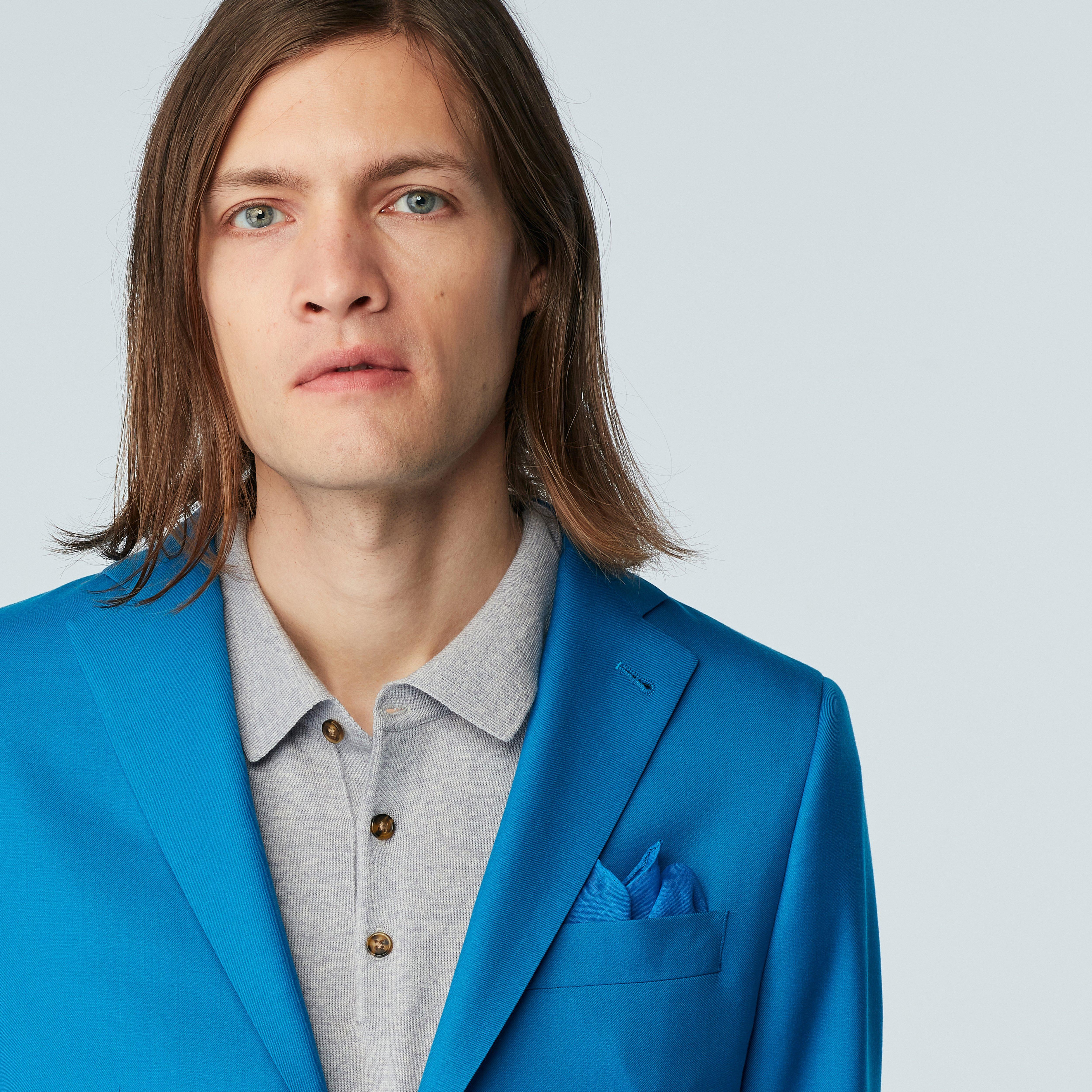 Product thumbnail 4 Blue blazer - Harrogate Solid Design from Luxury Indochino Collection