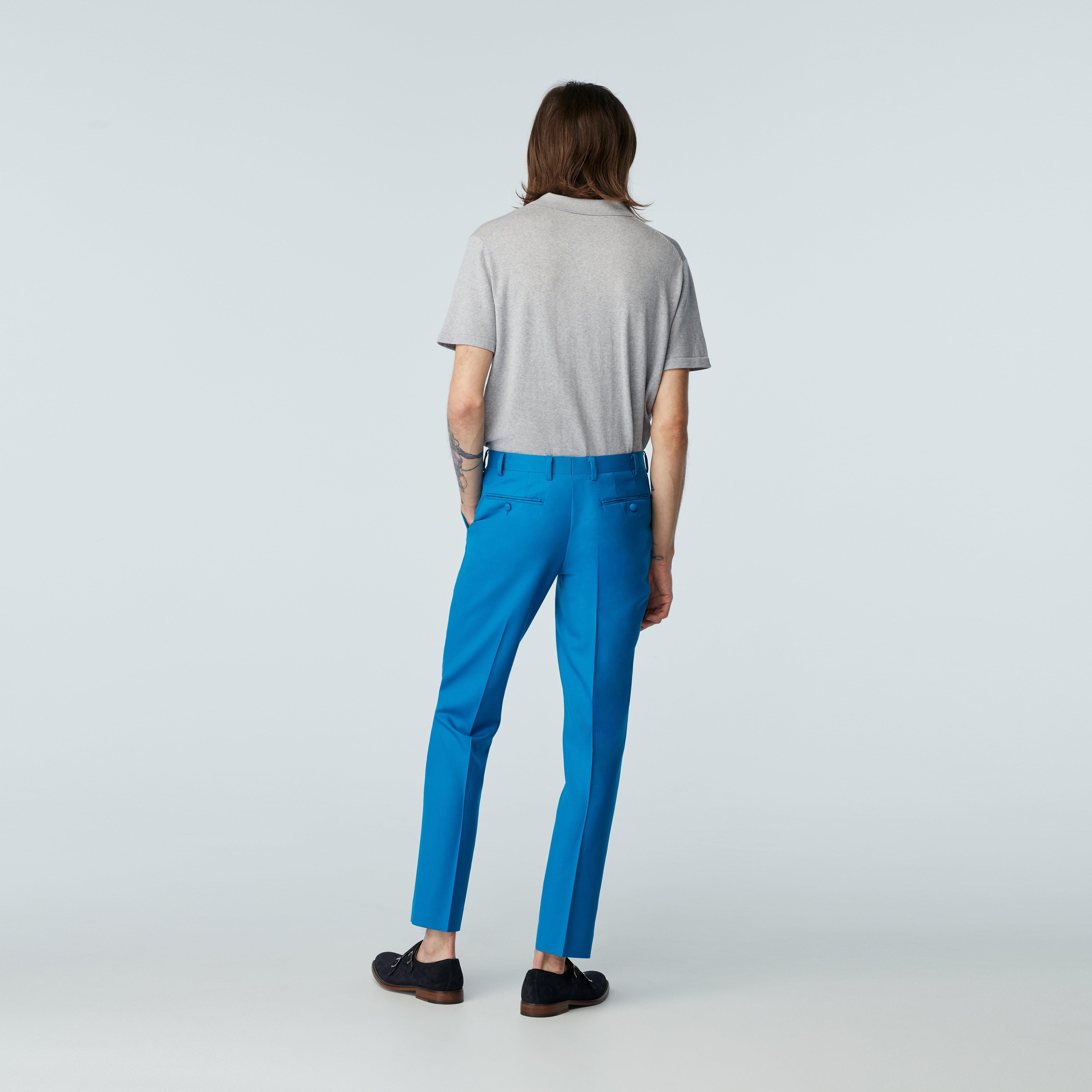 Product thumbnail 2 Blue pants - Harrogate Solid Design from Luxury Indochino Collection