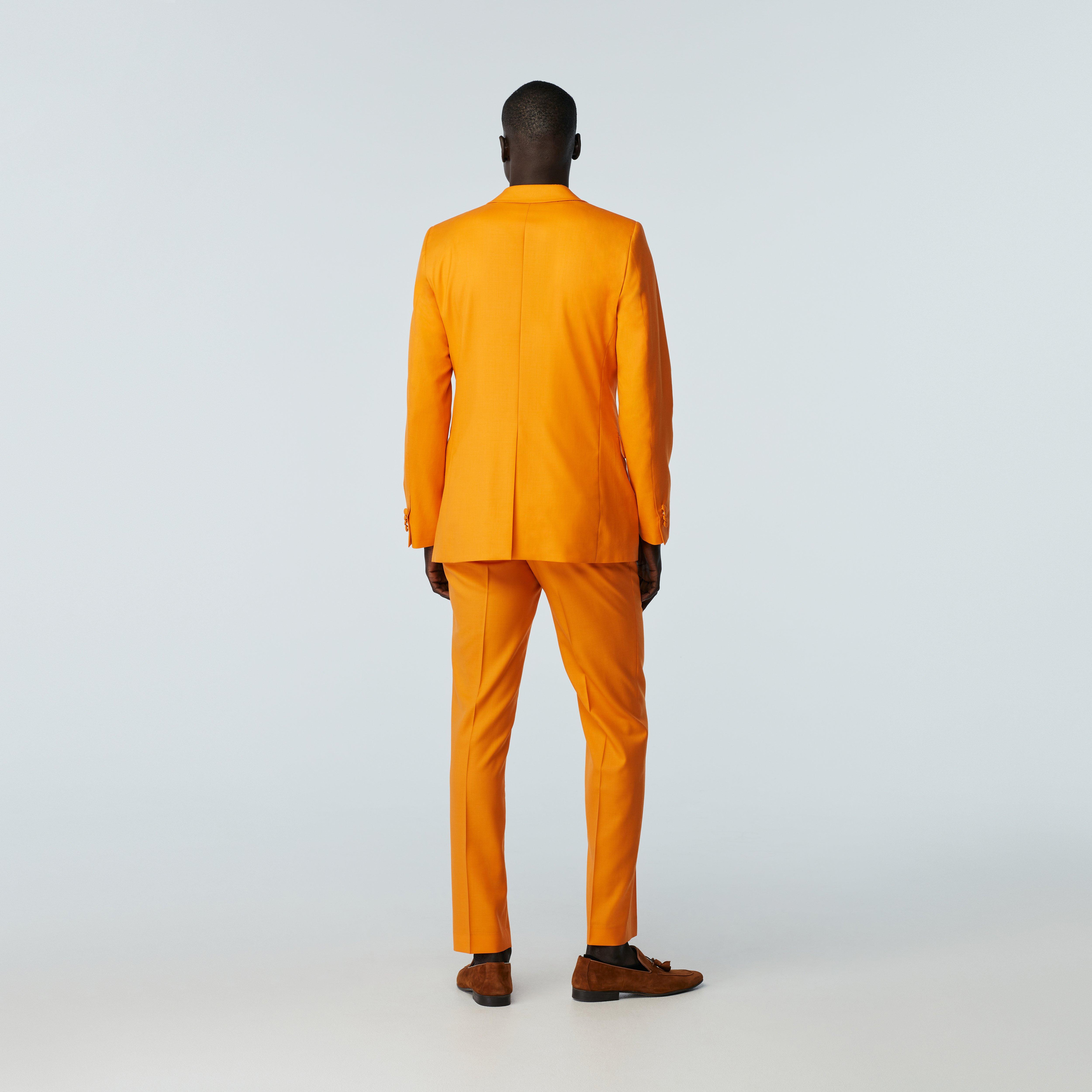 Product thumbnail 2 Orange blazer - Harrogate Solid Design from Luxury Indochino Collection