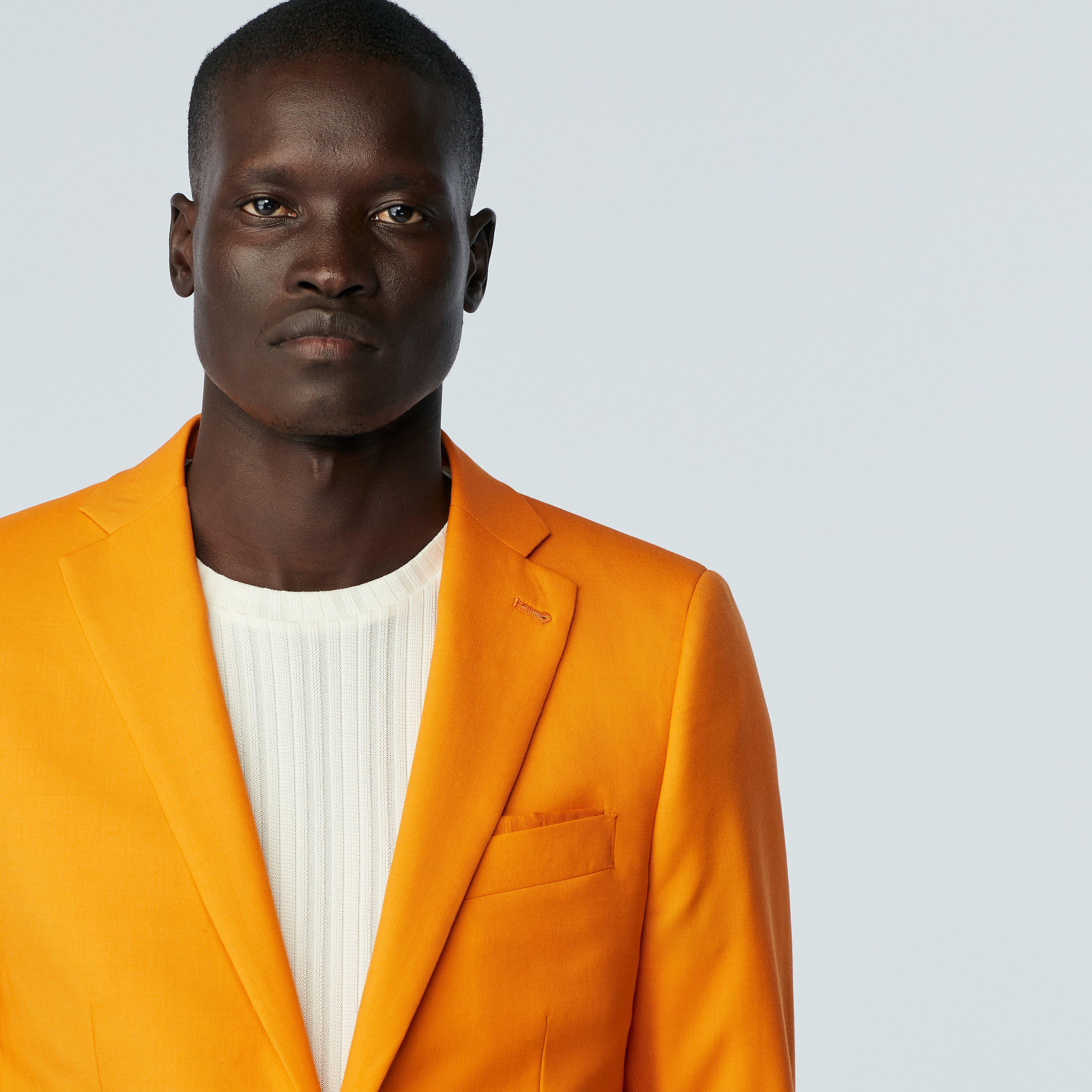 Product thumbnail 4 Orange blazer - Harrogate Solid Design from Luxury Indochino Collection