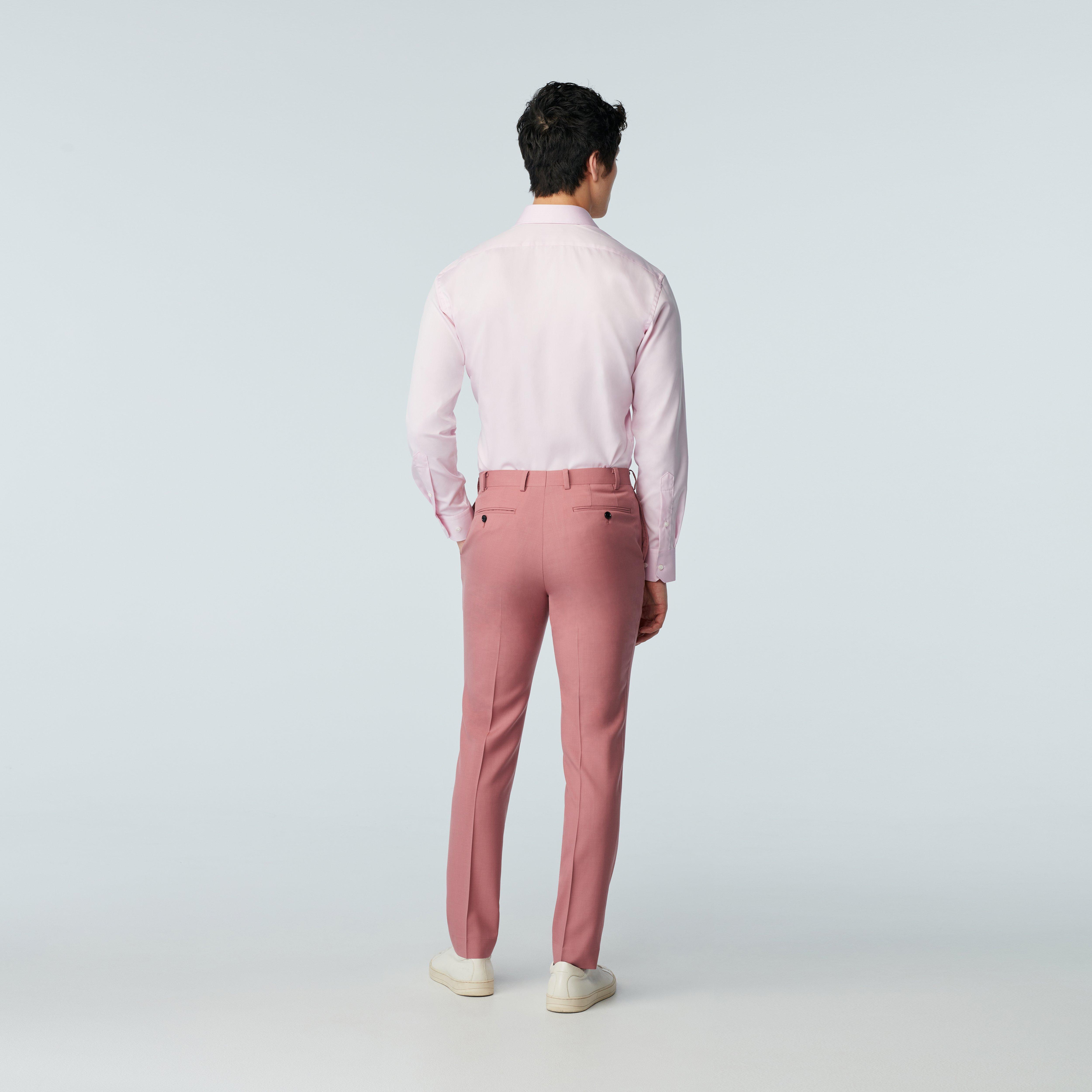 Product thumbnail 2 Pink pants - Harrogate Solid Design from Luxury Indochino Collection
