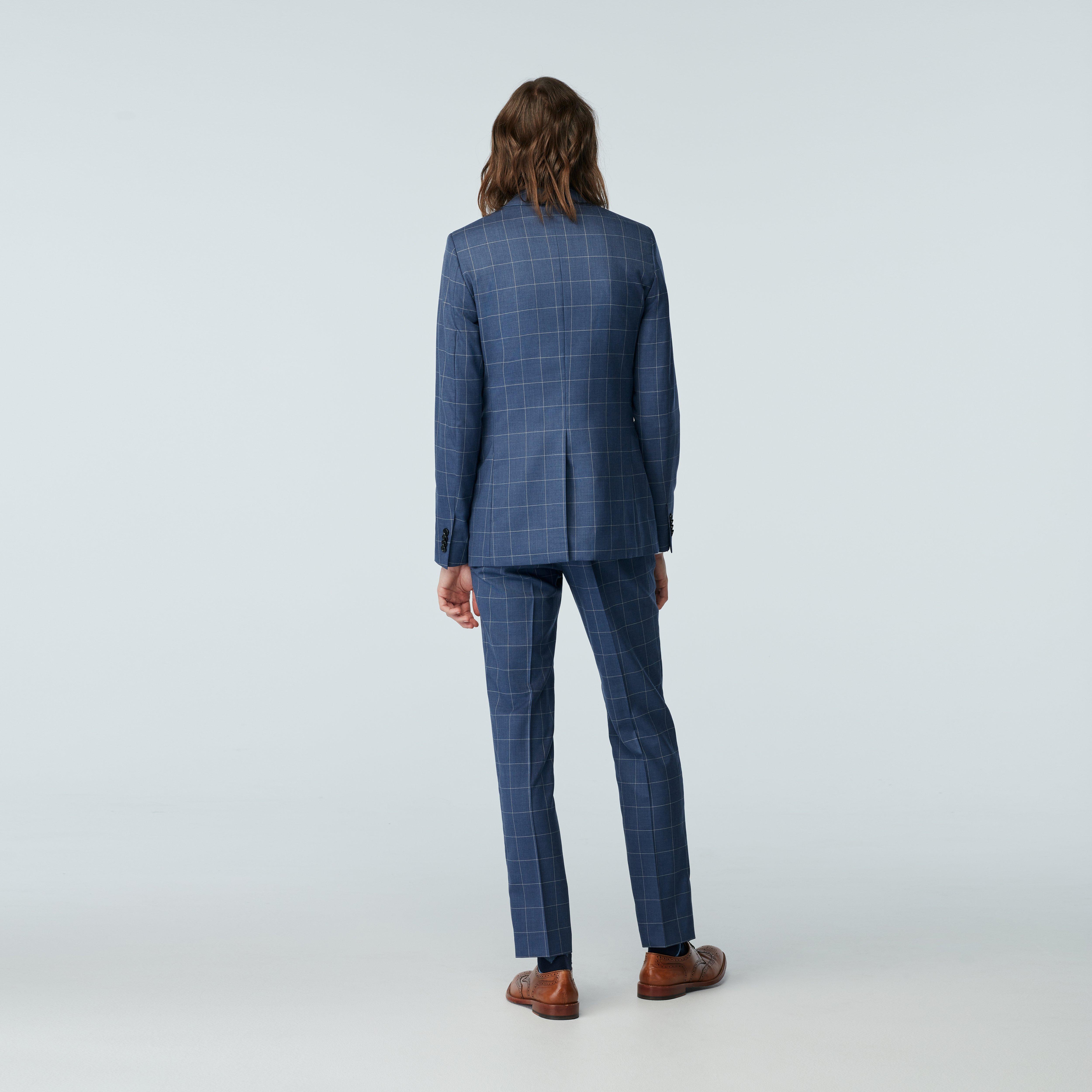 Product thumbnail 2 Blue suit - Harrogate Checked Design from Luxury Indochino Collection
