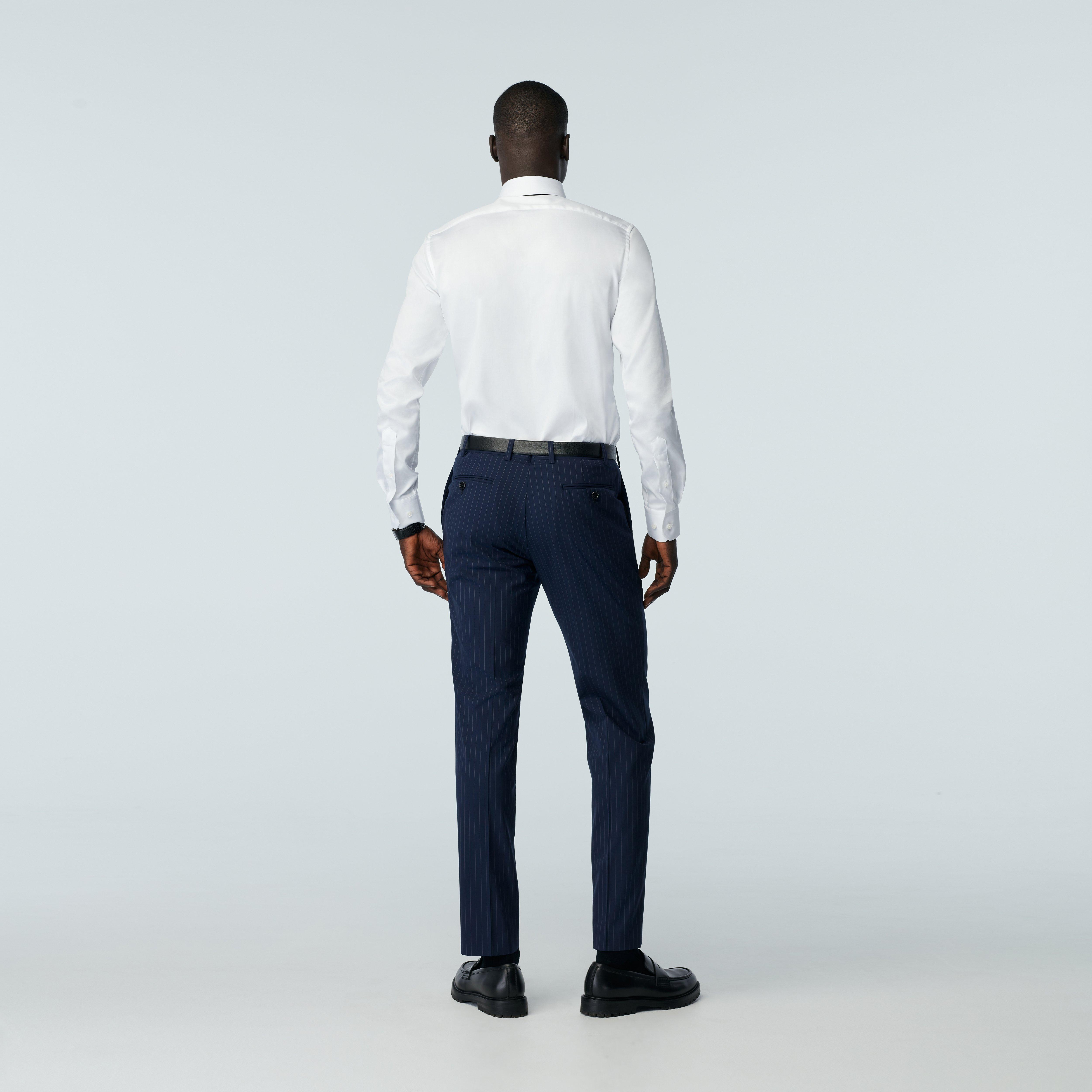 Product thumbnail 4 Navy suit - Howell Striped Design from Luxury Spring / Summer Indochino Collection
