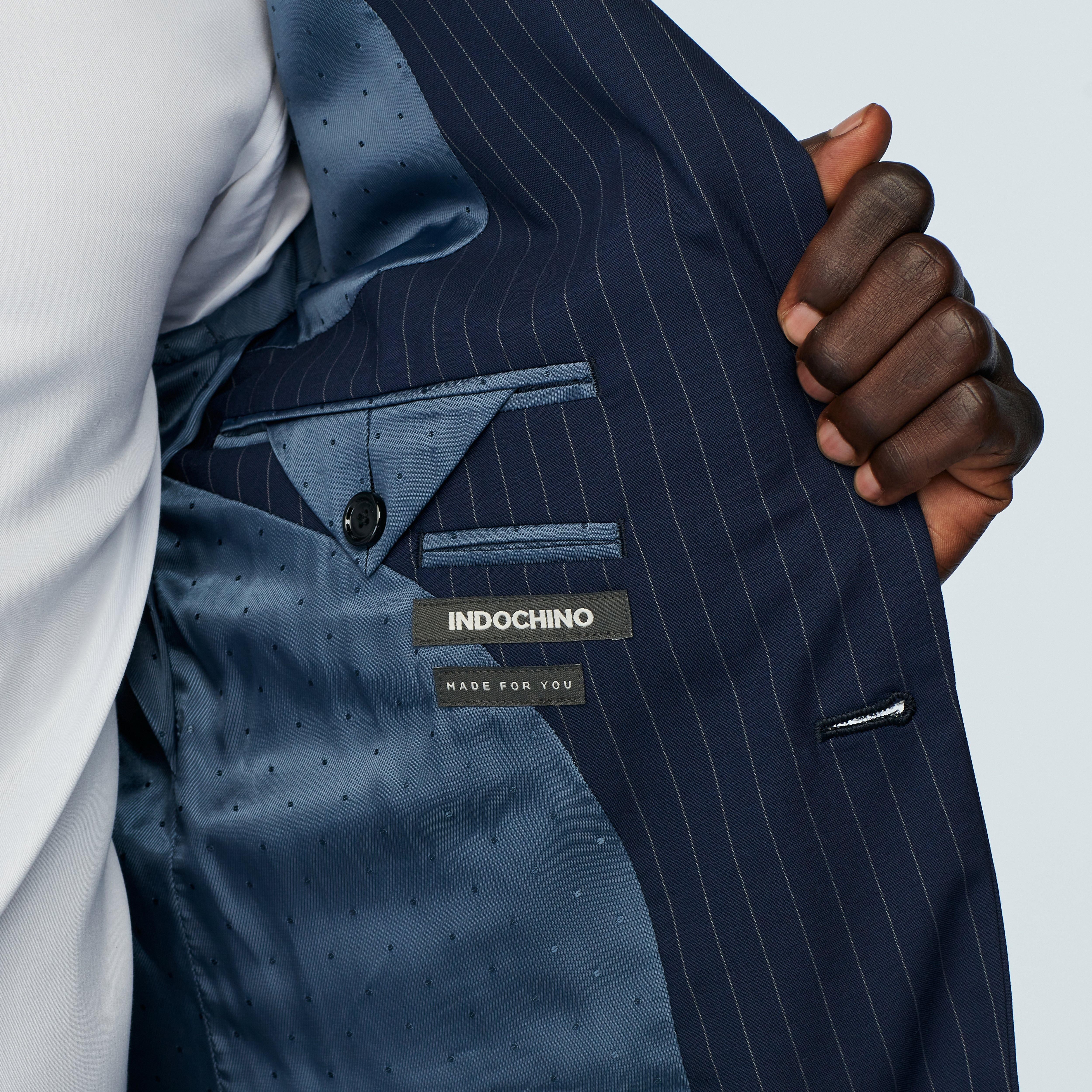 Product thumbnail 3 Navy blazer - Howell Striped Design from Luxury Indochino Collection