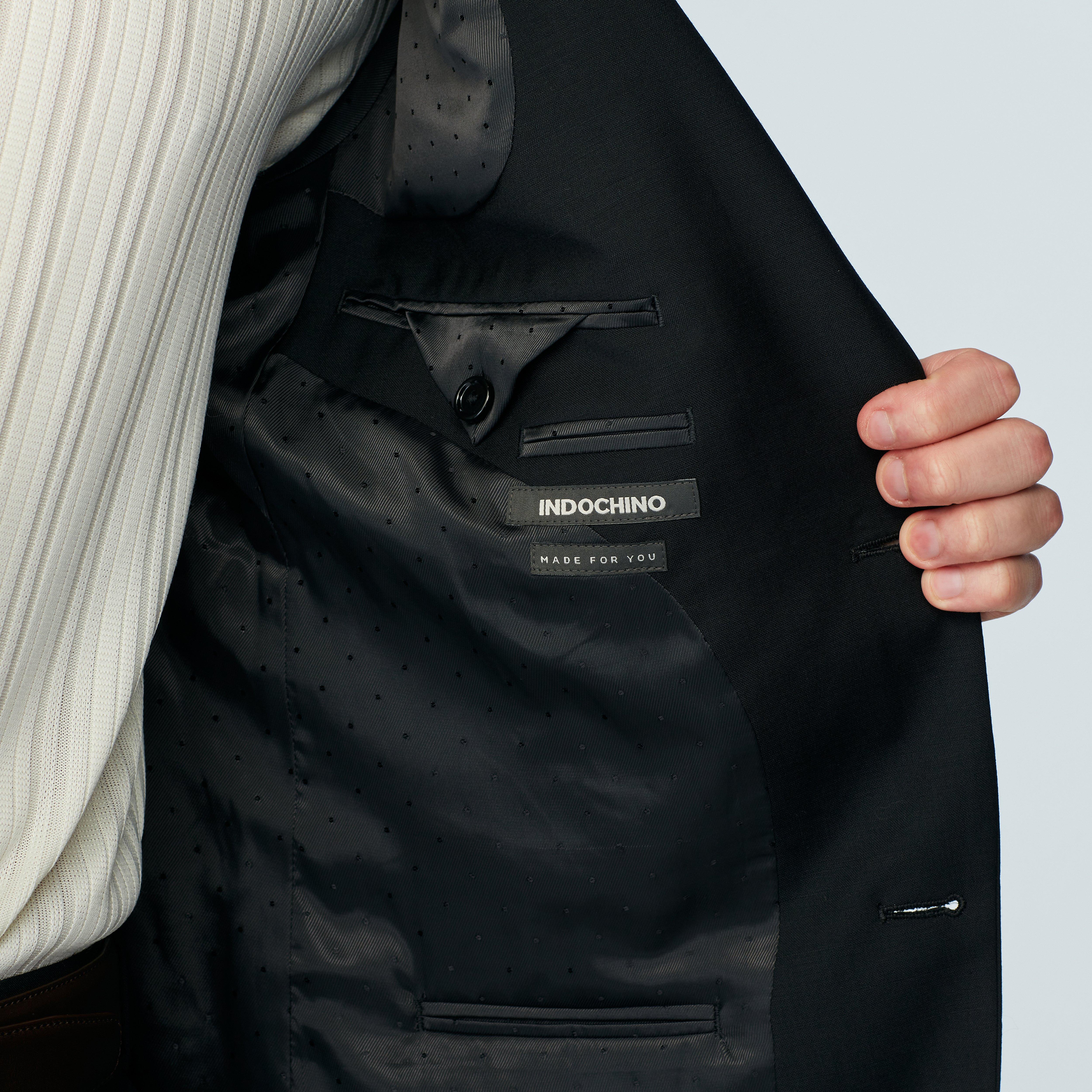 Product thumbnail 5 Black suit - Solid Design from Premium Indochino Collection