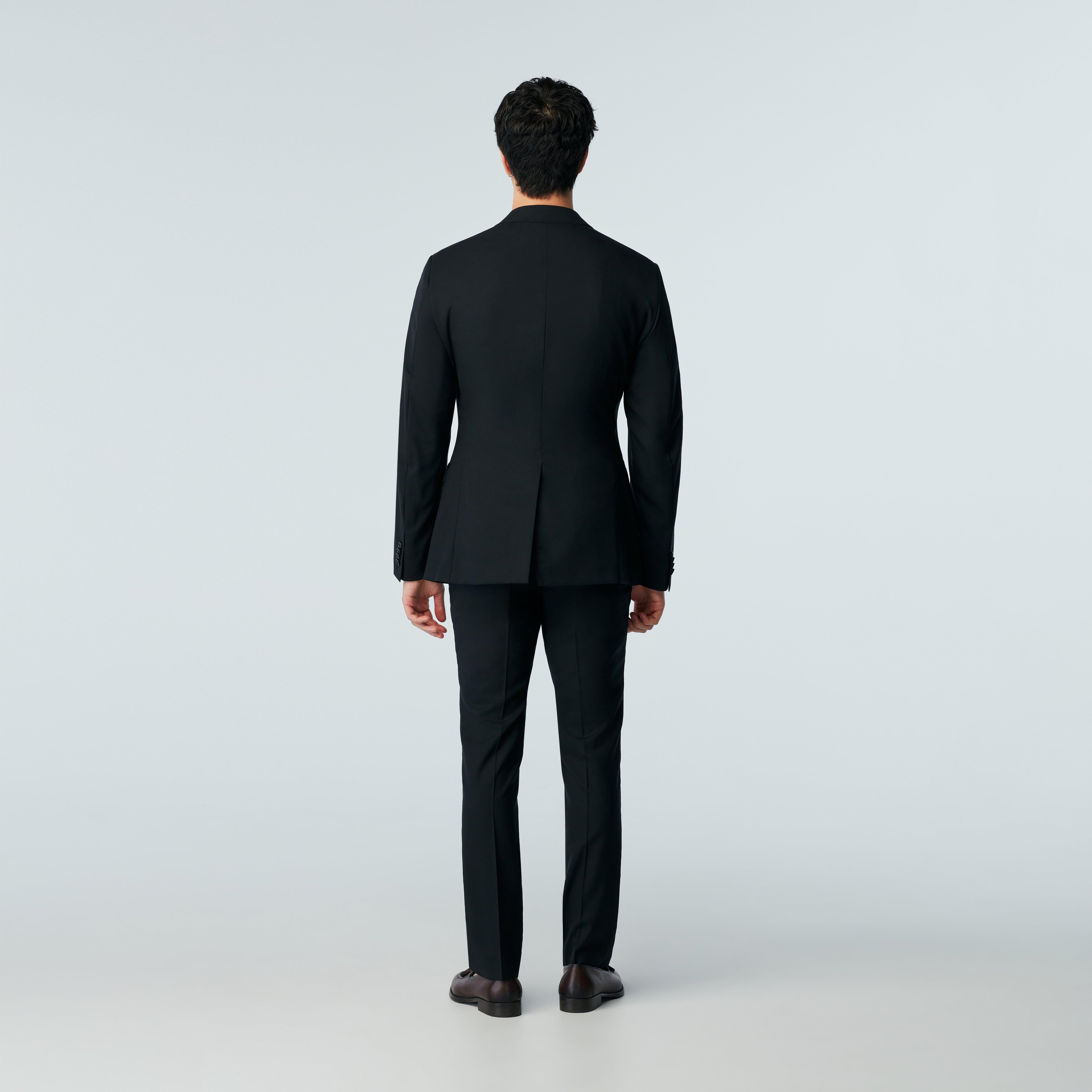 Product thumbnail 2 Black blazer - Solid Design from Luxury Indochino Collection