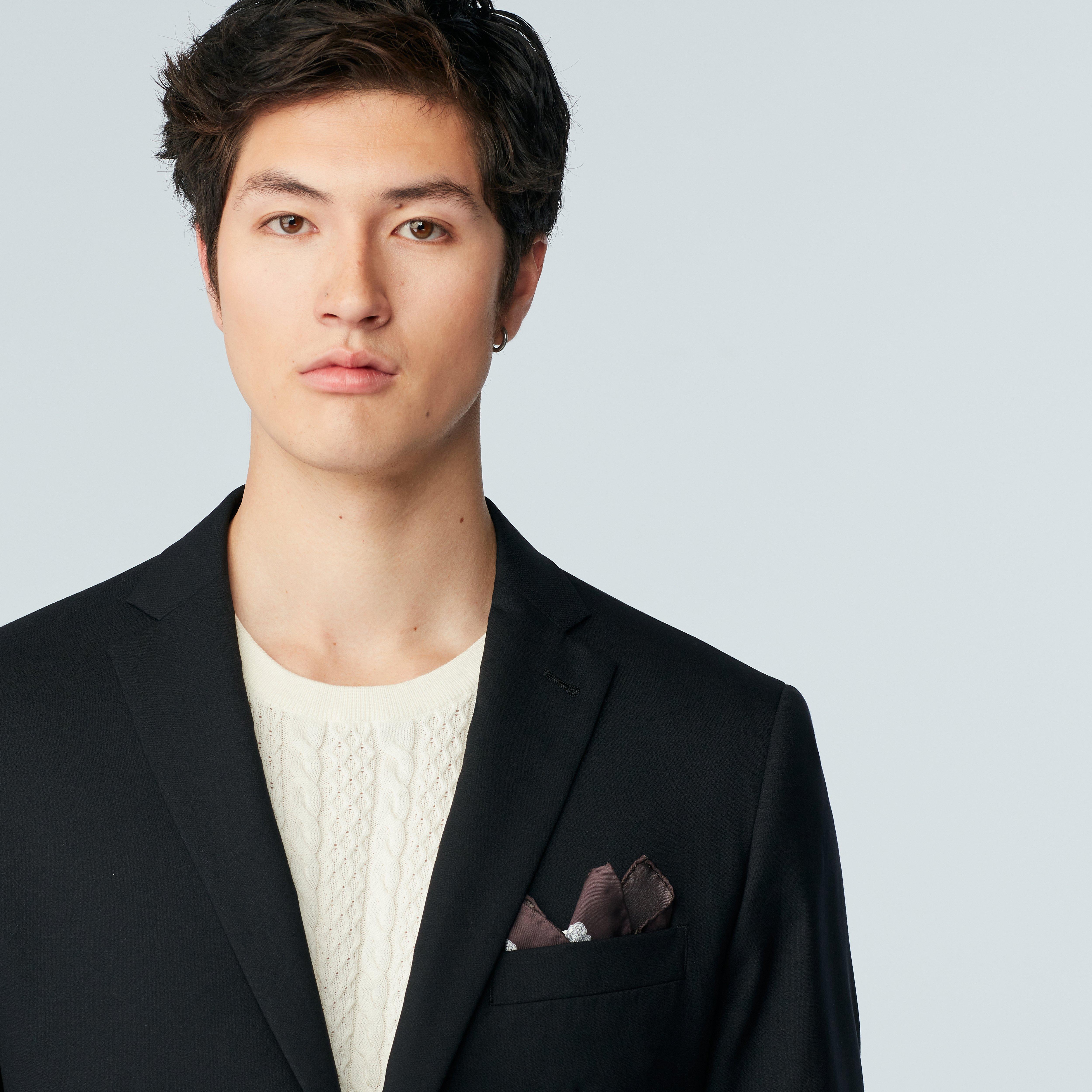 Product thumbnail 4 Black blazer - Solid Design from Luxury Indochino Collection