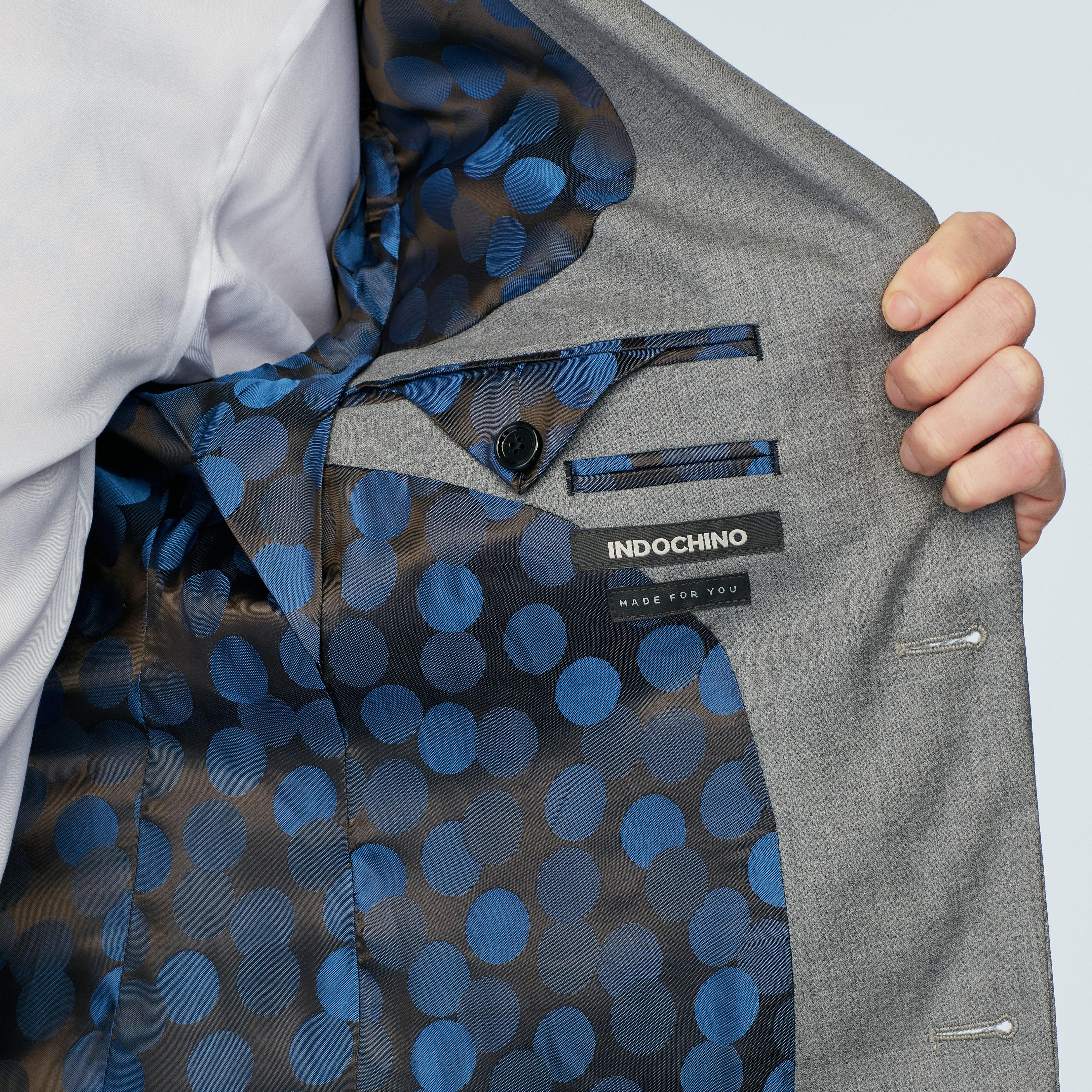 Product thumbnail 5 Gray suit - Solid Design from Luxury Indochino Collection