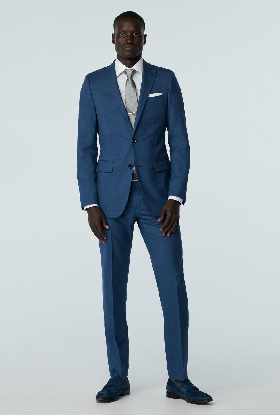 Haddington Wool Silk Blue Suit (USD)