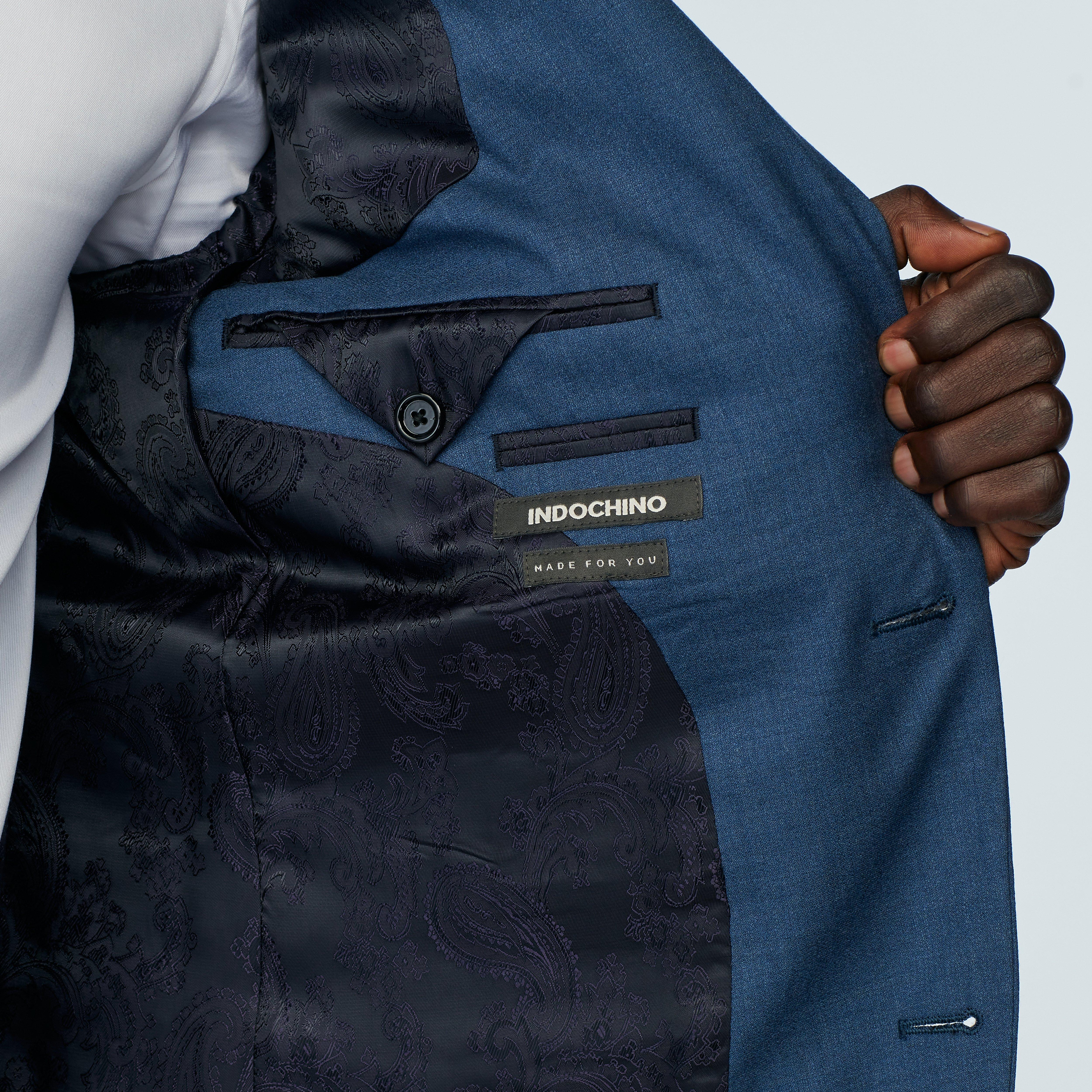 Product thumbnail 3 Blue blazer - Solid Design from Luxury Indochino Collection