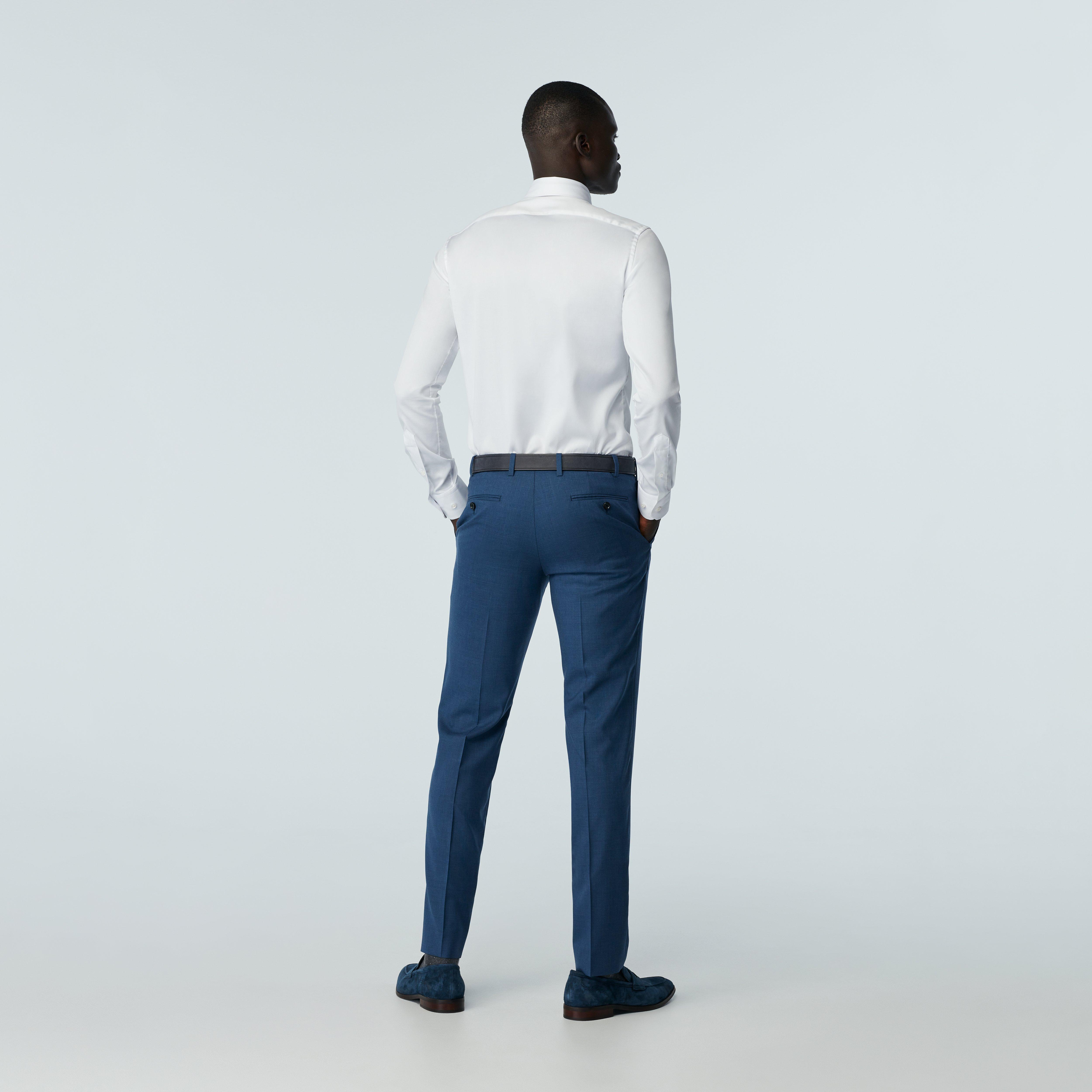 Product thumbnail 2 Blue pants - Solid Design from Luxury Indochino Collection