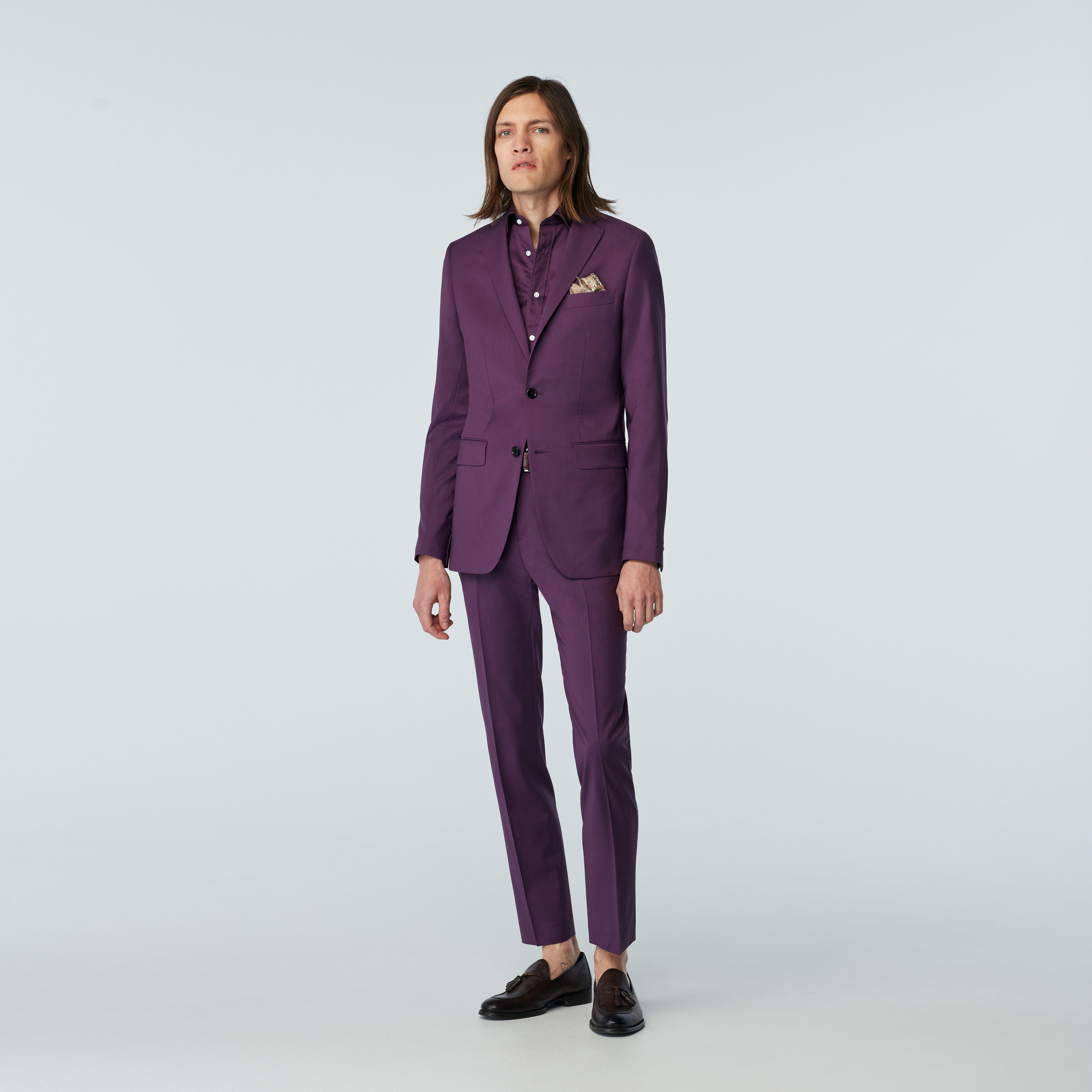 Plum suit clearance jacket