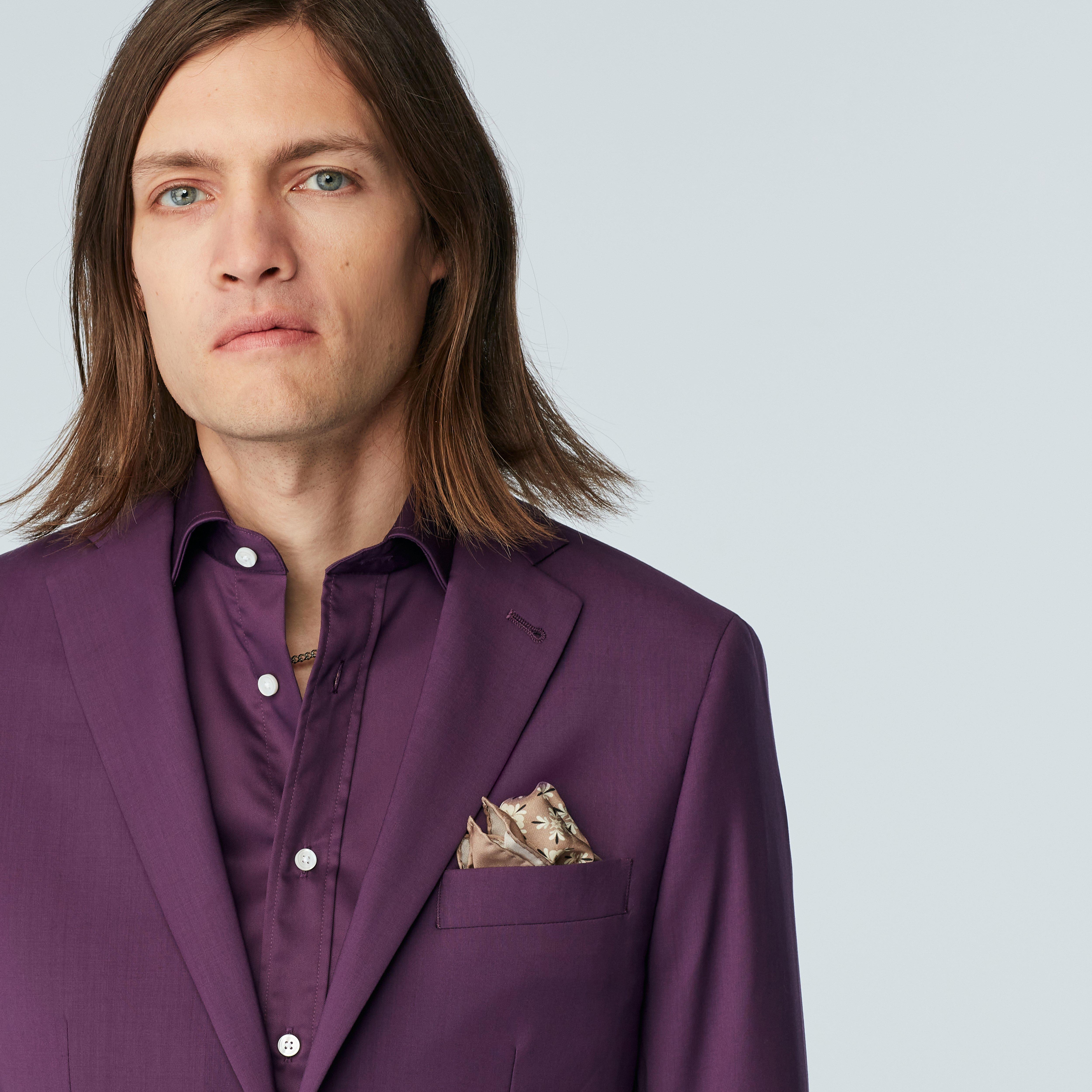 Product thumbnail 6 Purple suit - Milano Solid Design from Italian Indochino Collection