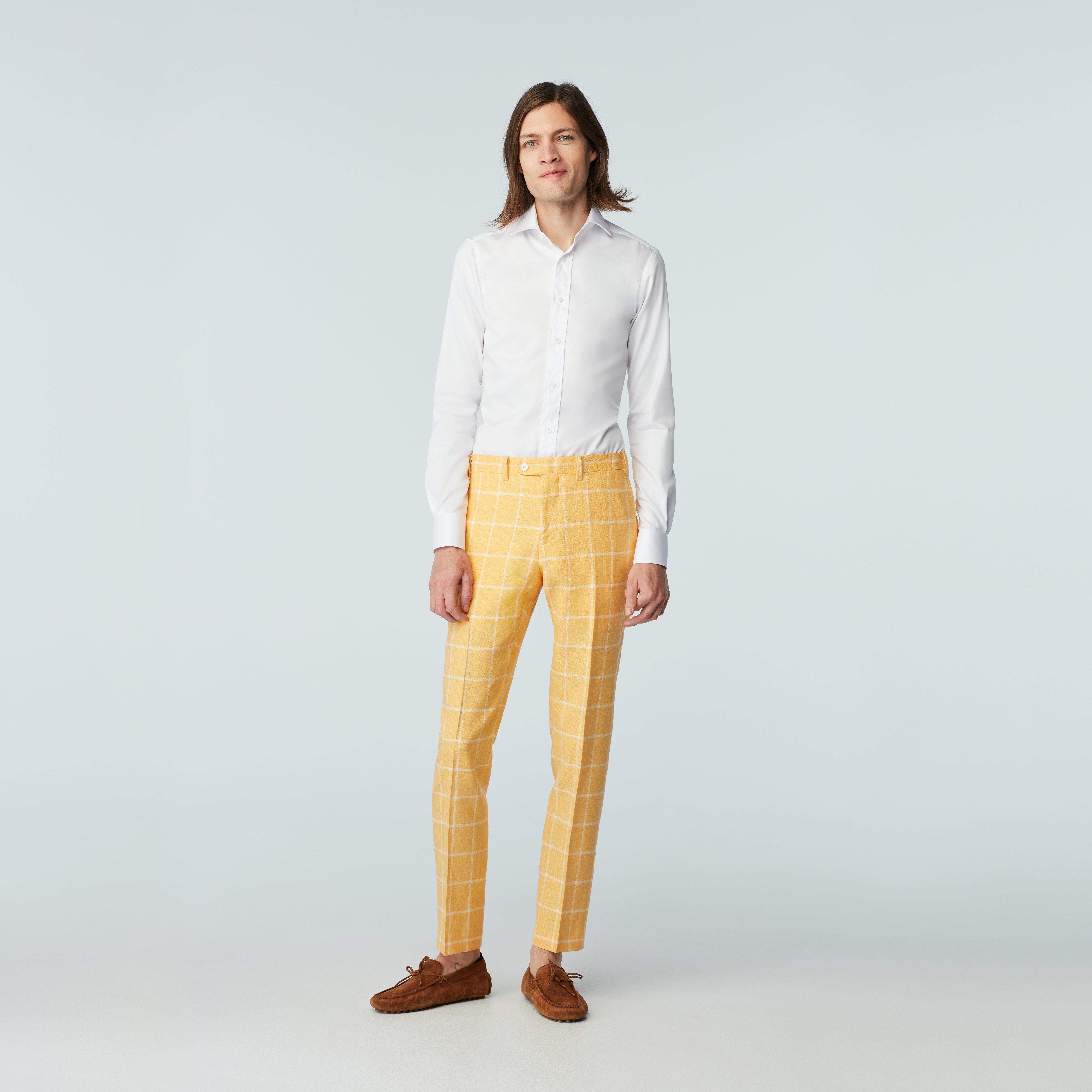Product thumbnail 3 Yellow suit - Checked Design from Italian Spring / Summer Indochino Collection