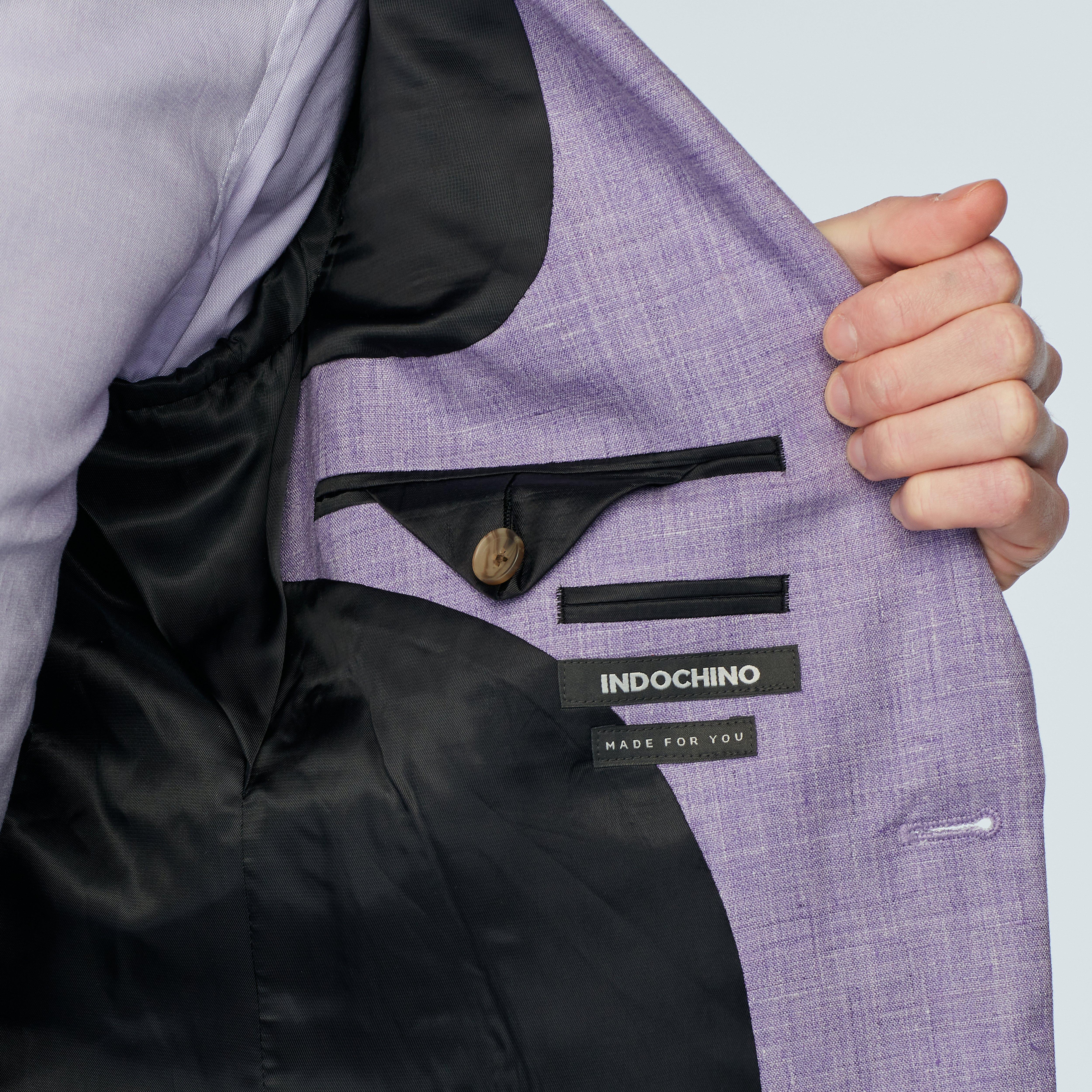 Product thumbnail 5 Purple suit - Solid Design from Italian Spring / Summer Indochino Collection