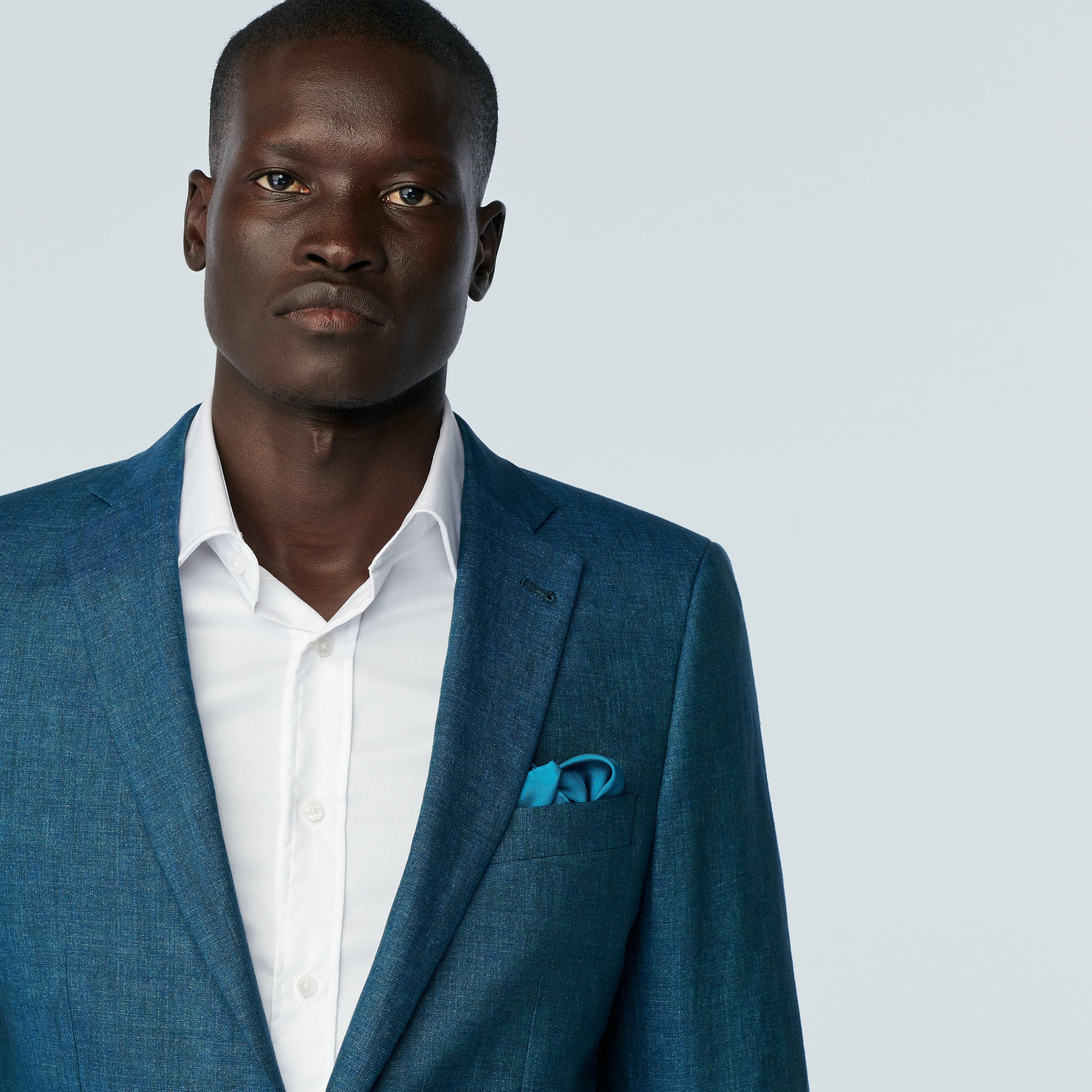 Product thumbnail 6 Teal suit - Solid Design from Italian Spring / Summer Indochino Collection