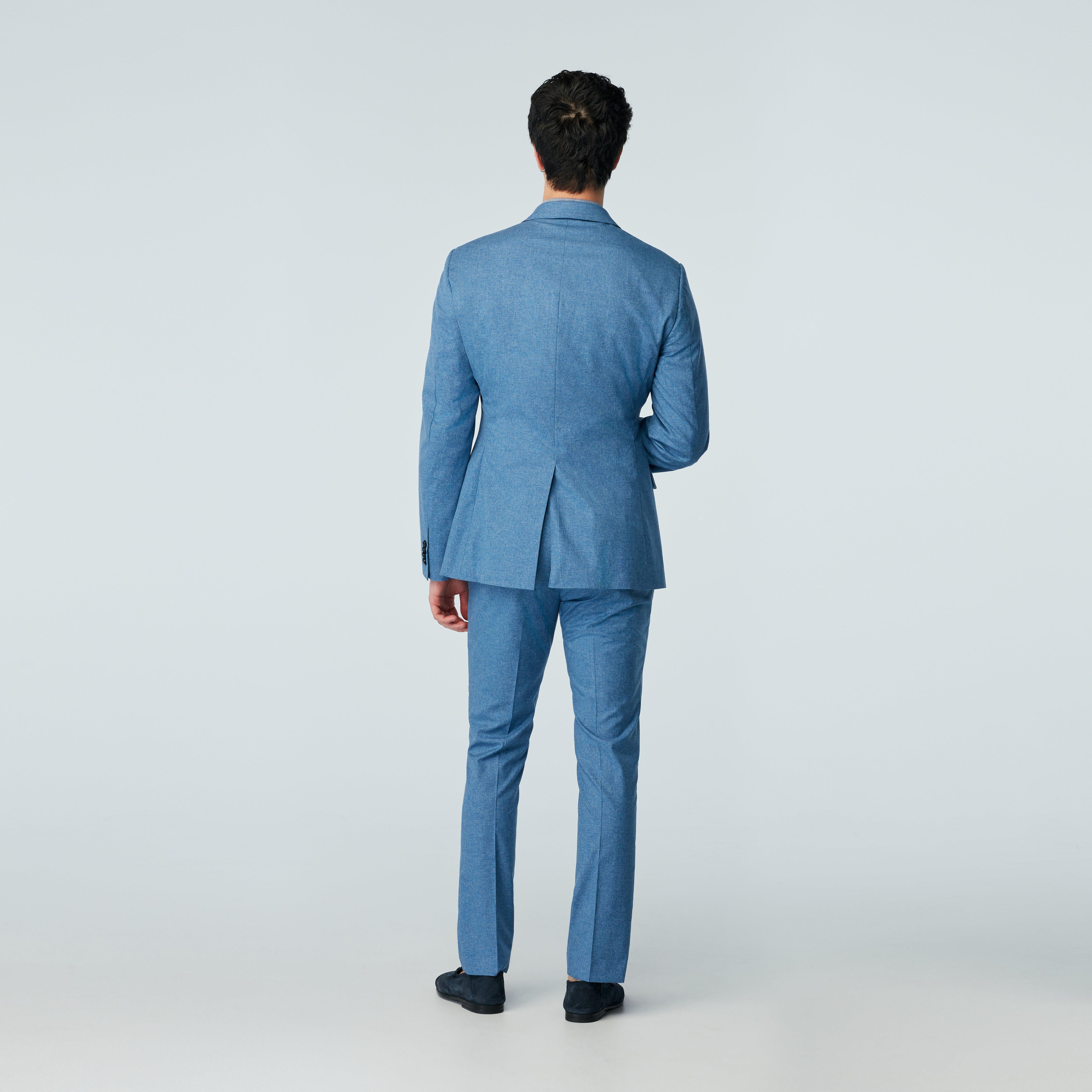 Product thumbnail 2 Blue blazer - Solid Design from Italian Indochino Collection