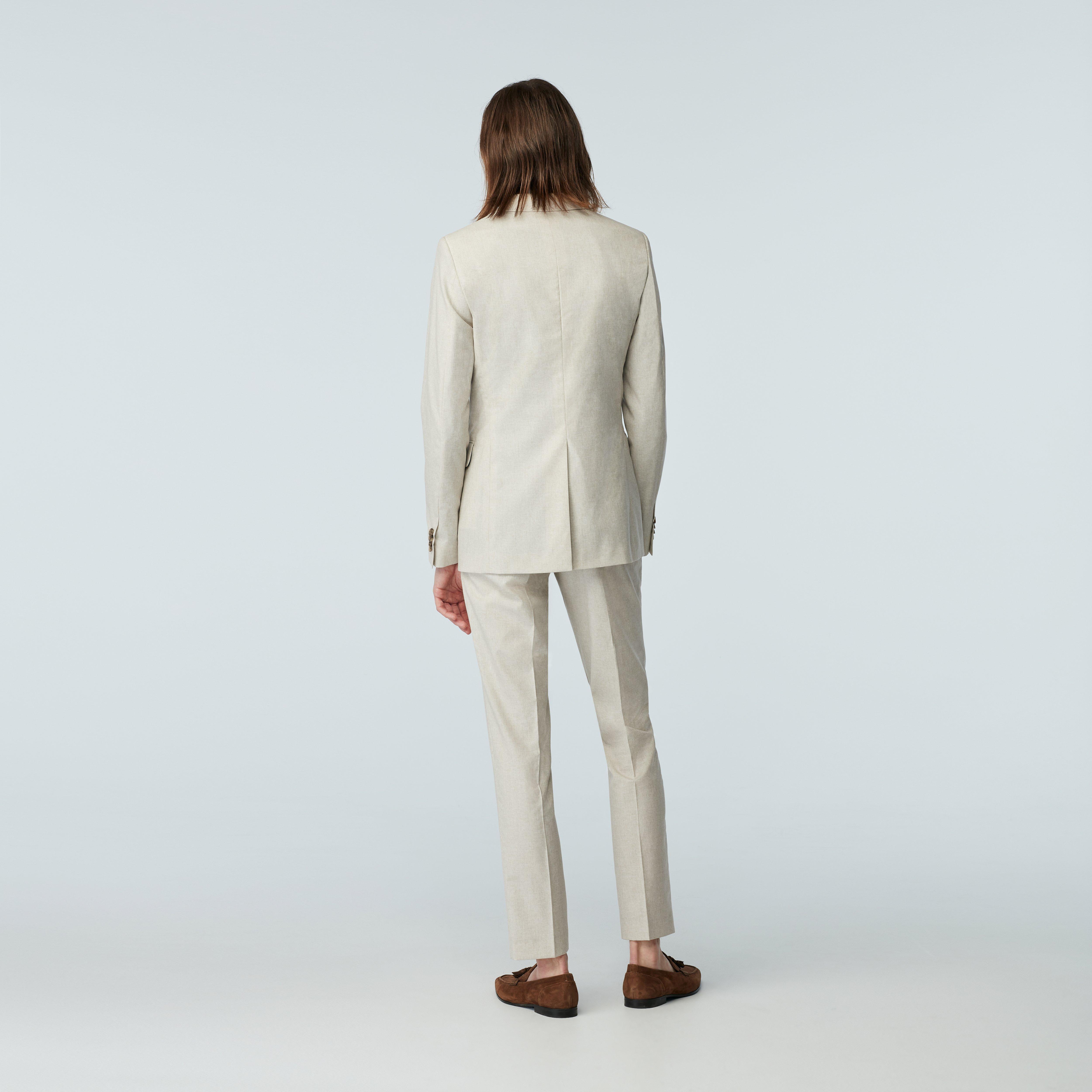 Product thumbnail 2 Cream blazer - Solid Design from Italian Indochino Collection