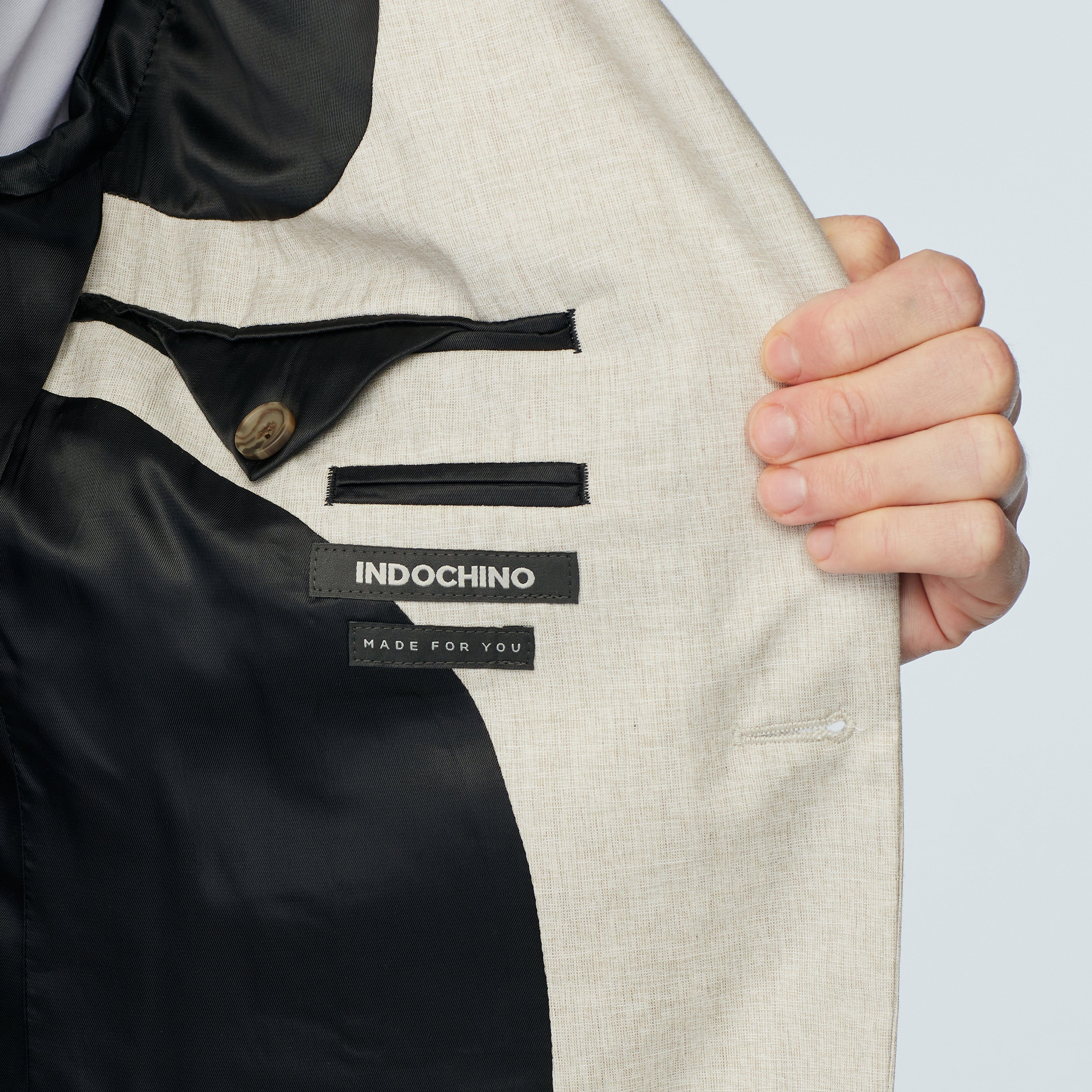 Product thumbnail 3 Cream blazer - Solid Design from Italian Indochino Collection