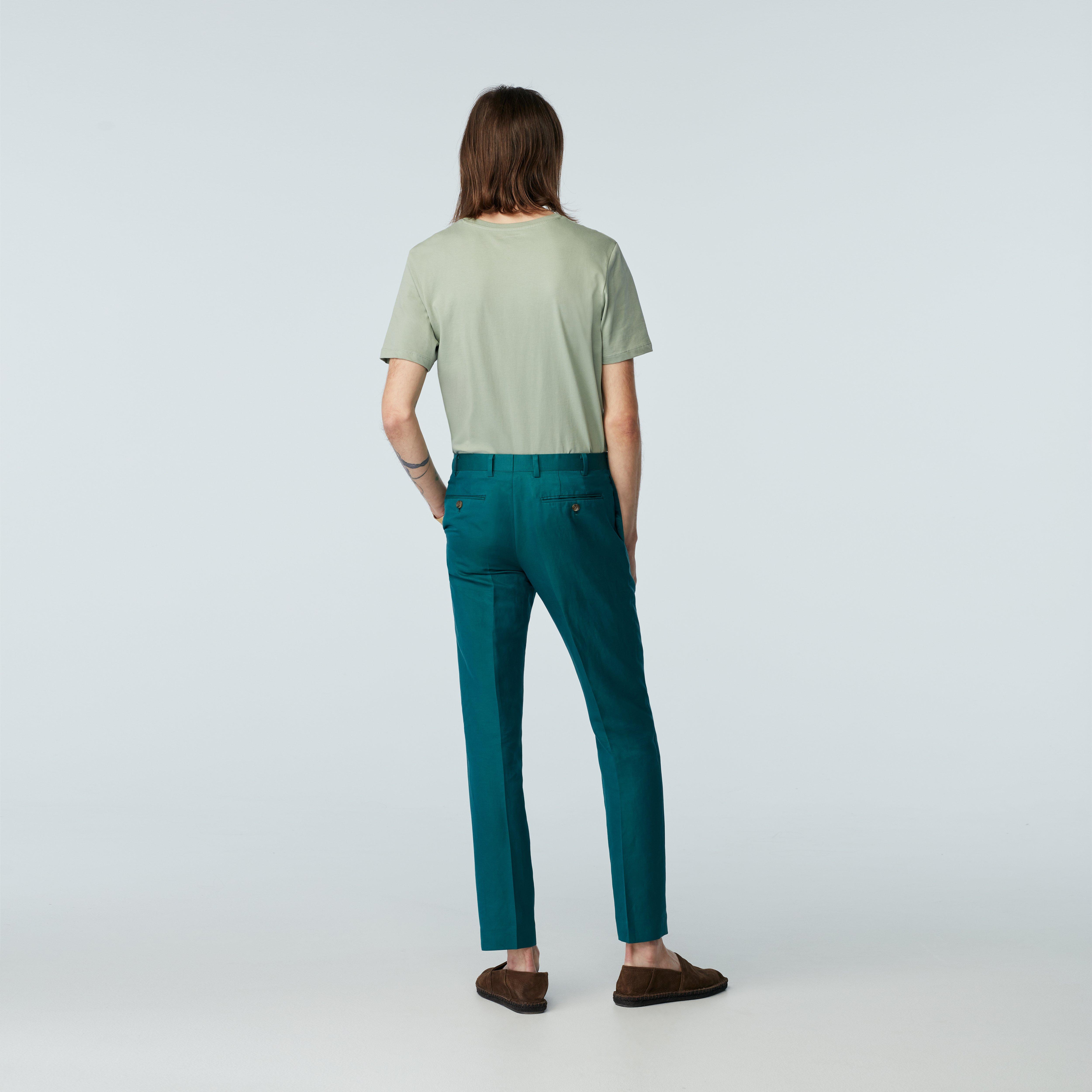 Product thumbnail 2 Teal pants - Solid Design from Seasonal Indochino Collection