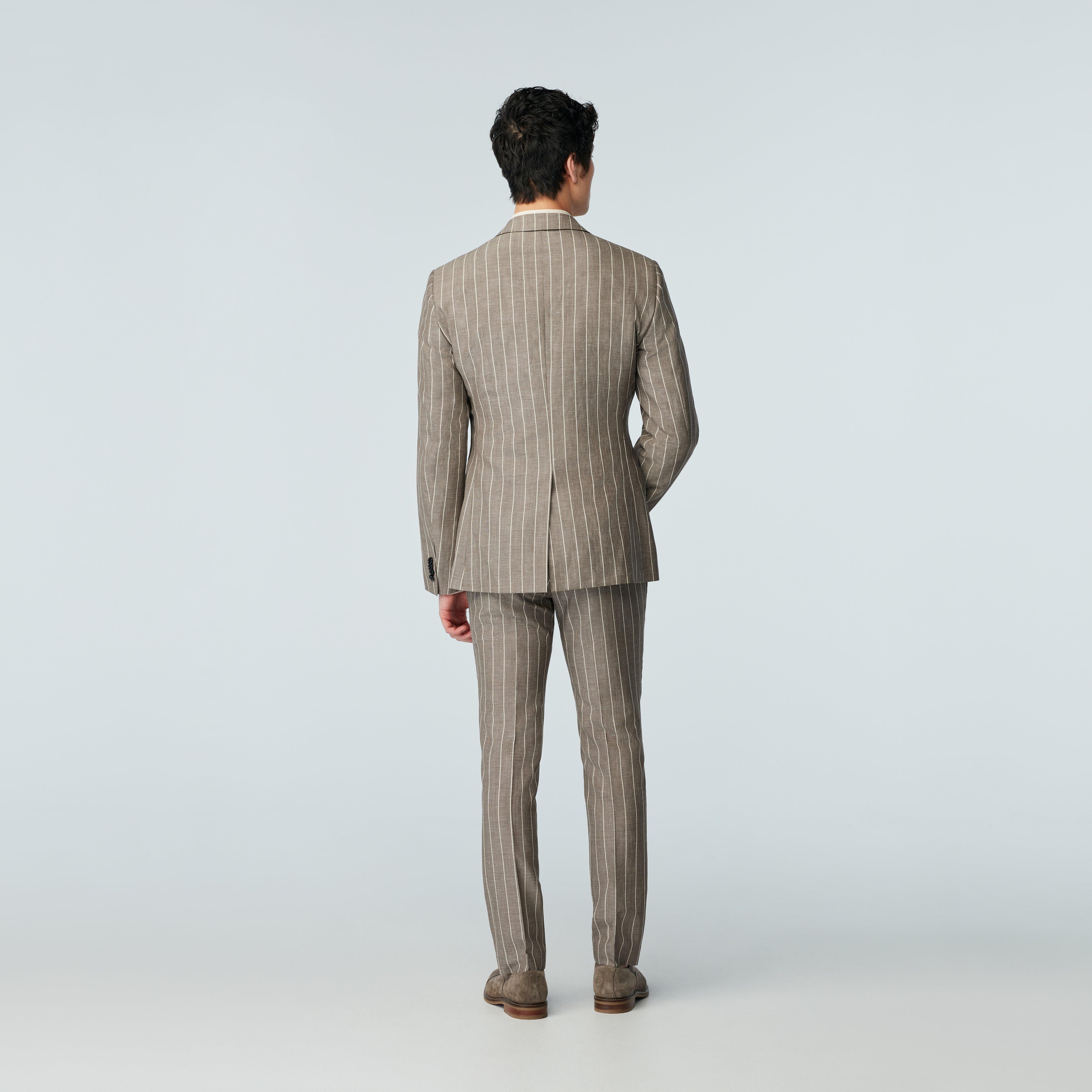 Product thumbnail 2 Brown suit - Striped Design from Spring / Summer Indochino Collection
