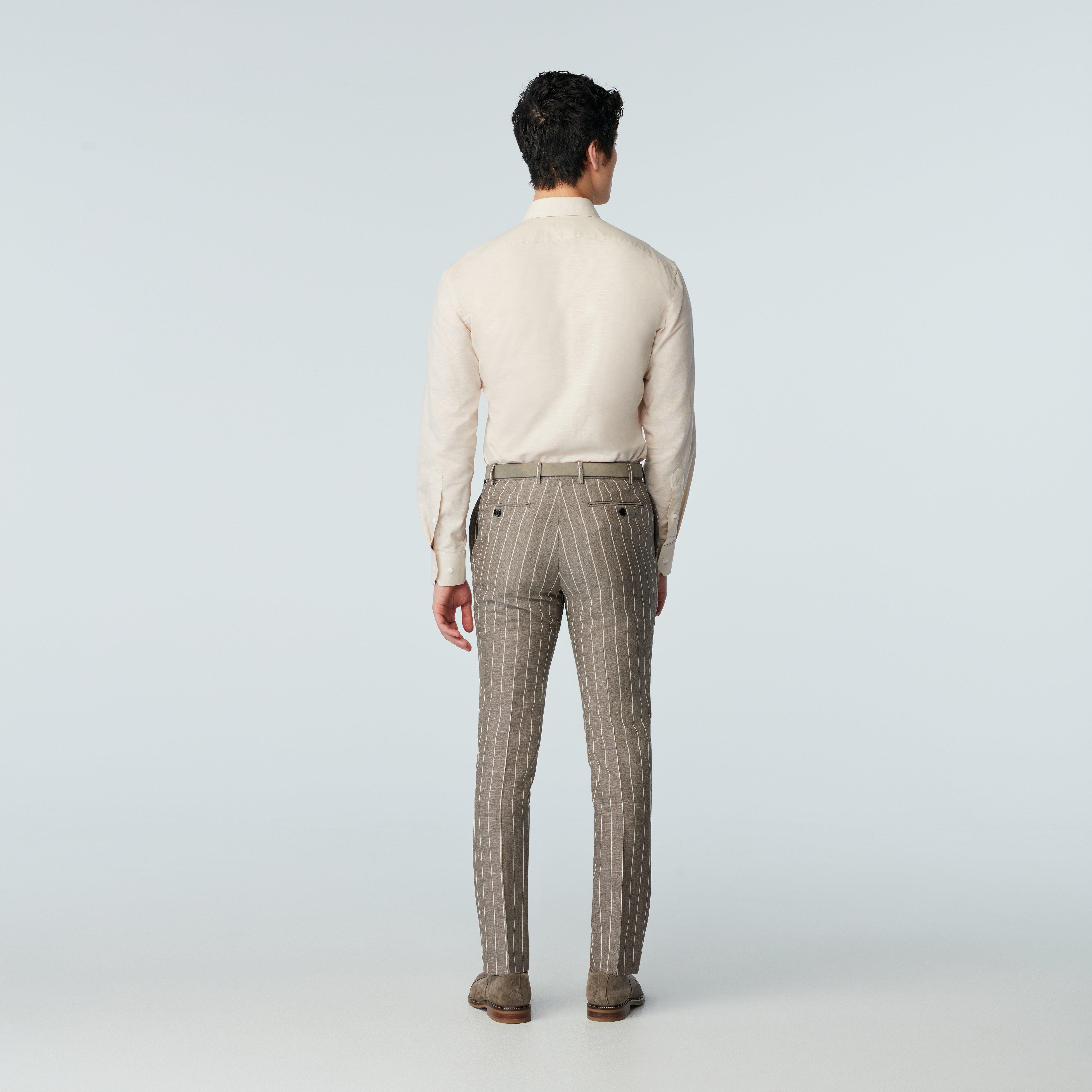 Product thumbnail 4 Brown suit - Striped Design from Spring / Summer Indochino Collection