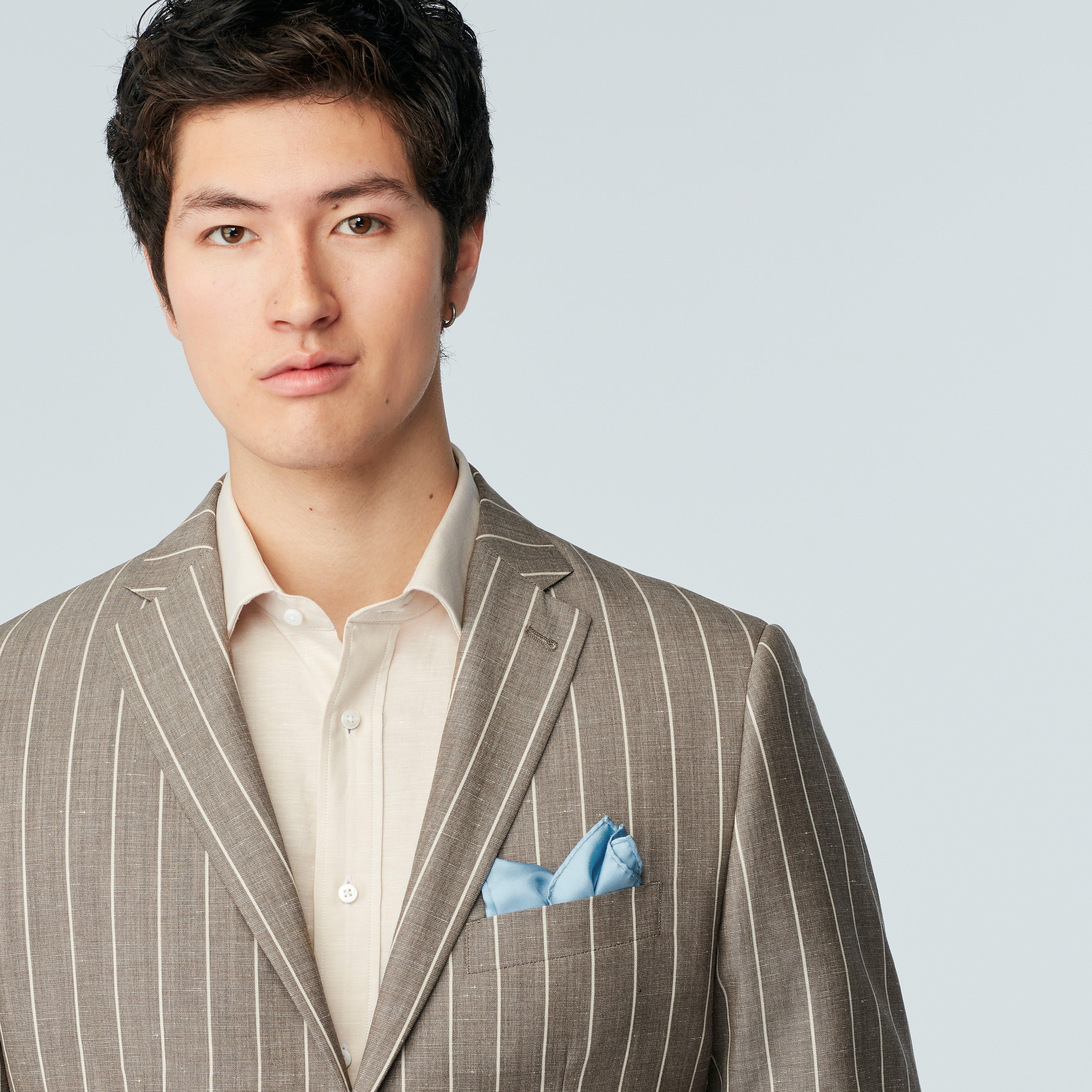 Product thumbnail 6 Brown suit - Striped Design from Spring / Summer Indochino Collection