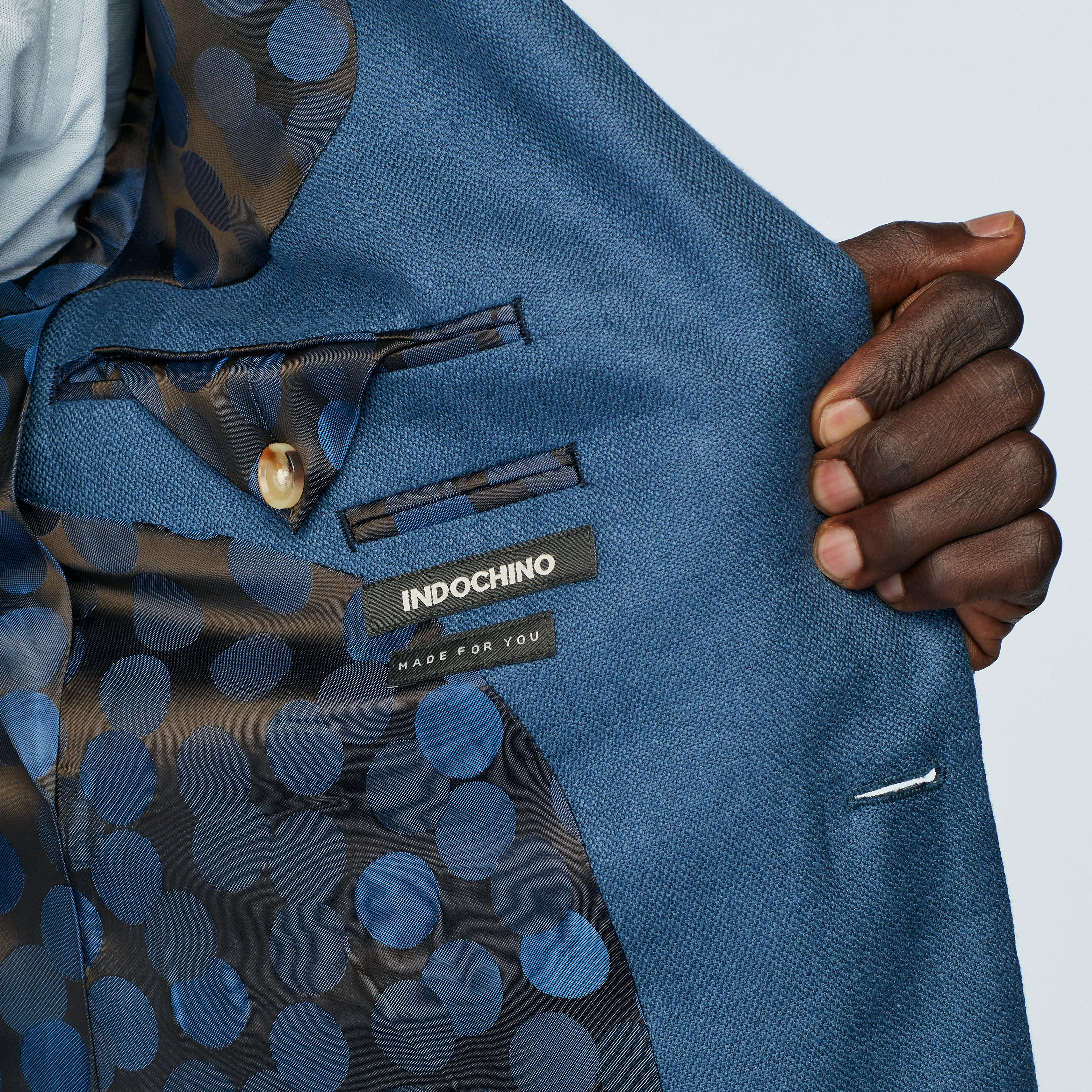 Product thumbnail 3 Blue blazer - Sailsbury Solid Design from Spring / Summer Indochino Collection