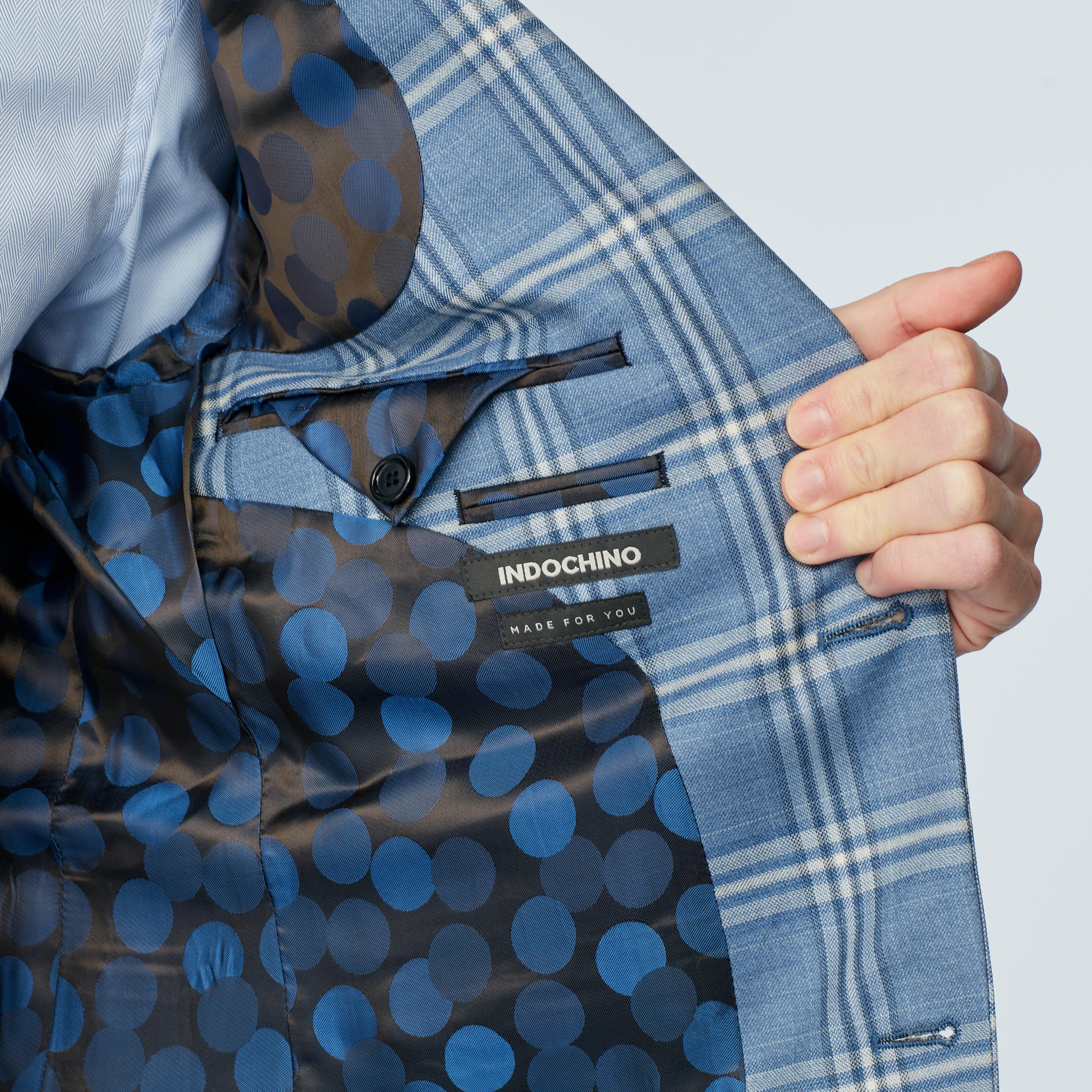 Product thumbnail 3 Blue blazer - Plaid Design from Seasonal Indochino Collection