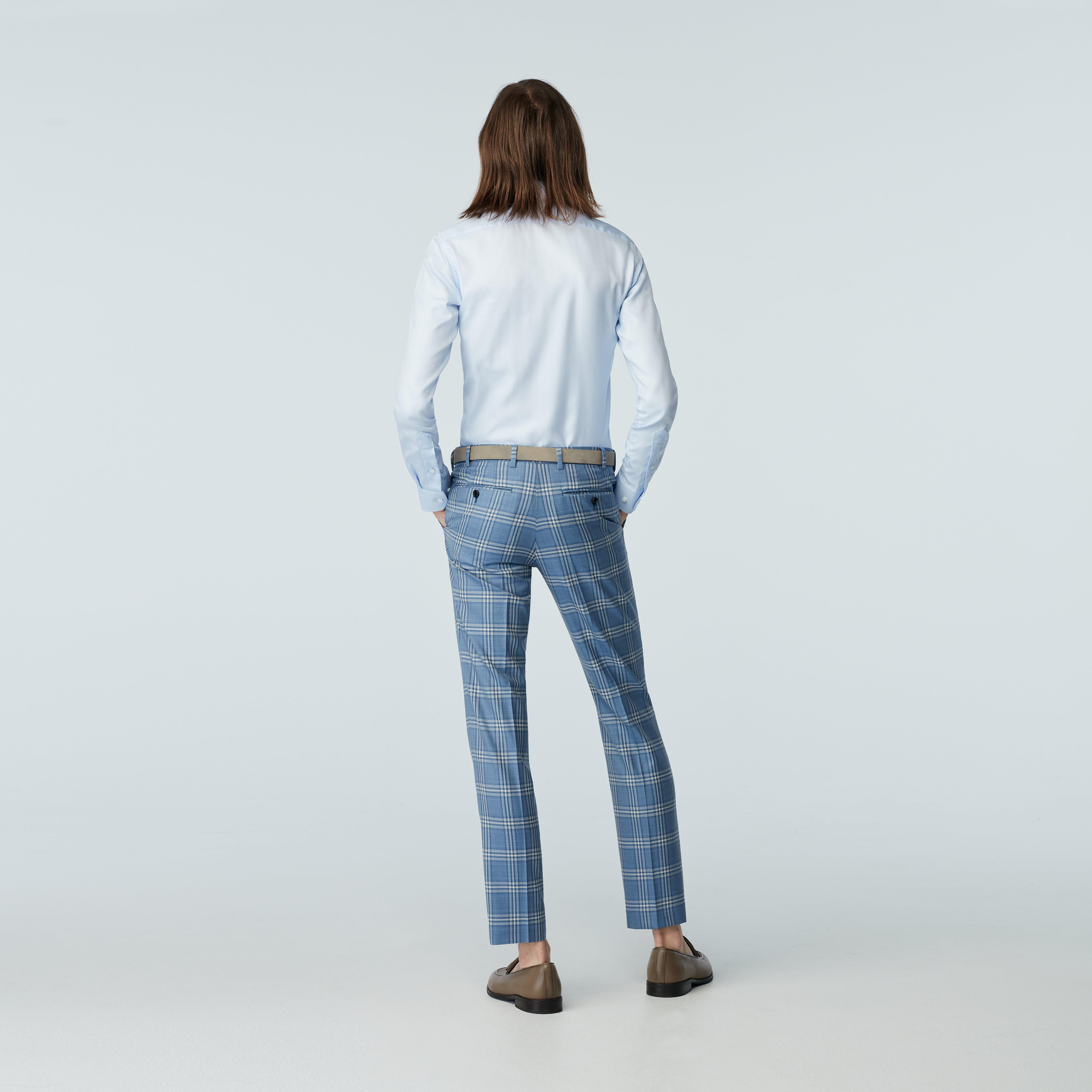 Product thumbnail 2 Blue pants - Plaid Design from Seasonal Indochino Collection