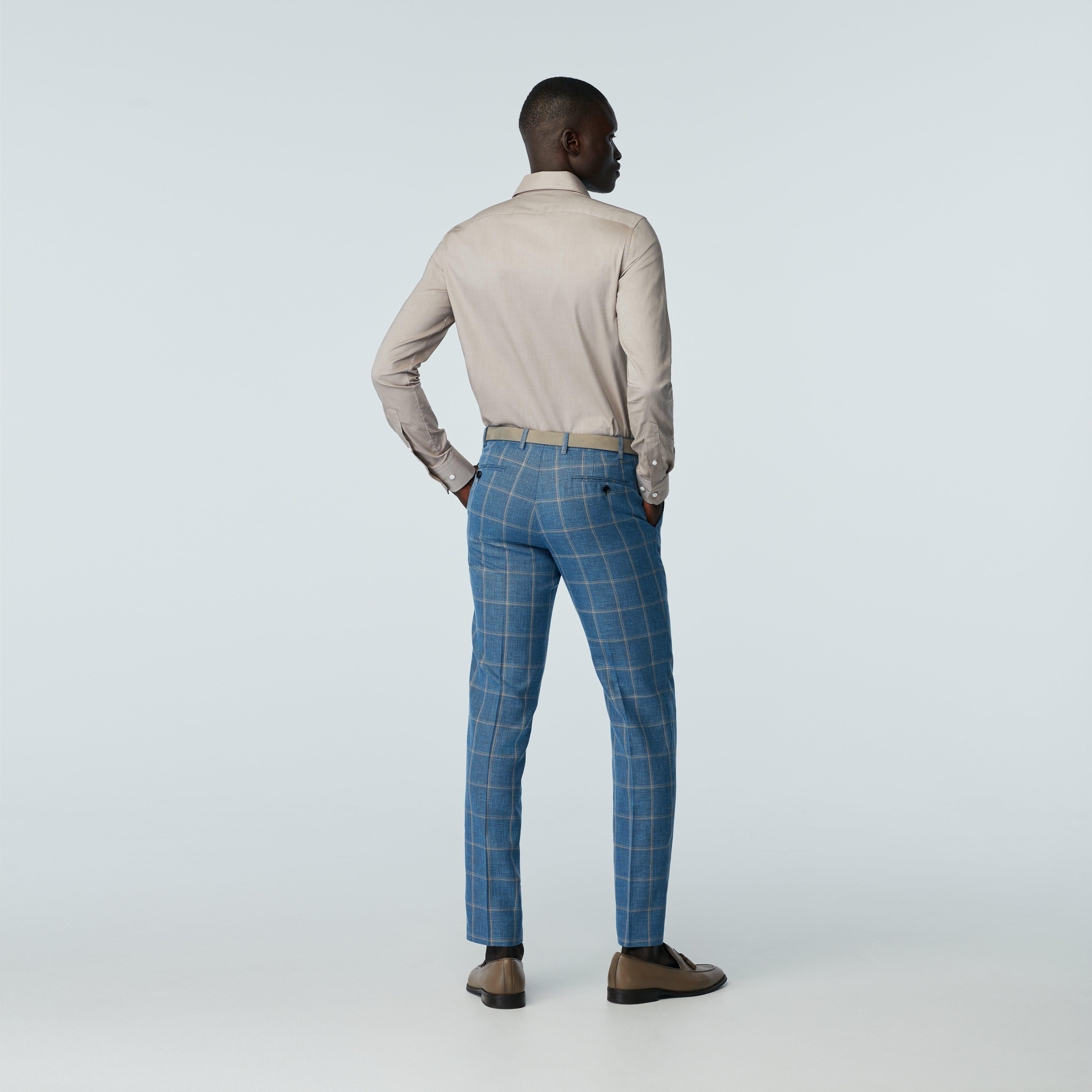 Product thumbnail 2 Blue pants - Checked Design from Seasonal Indochino Collection
