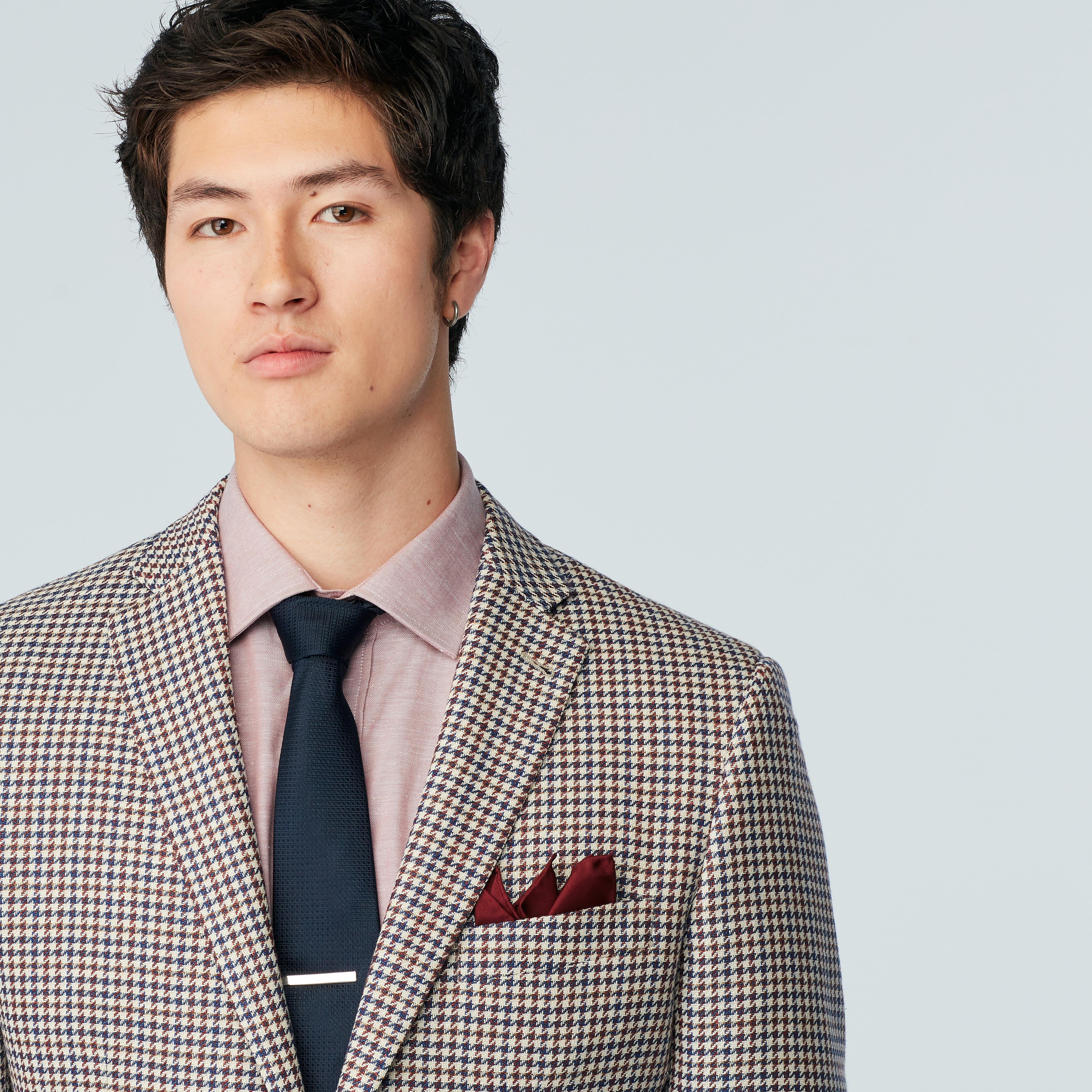 Product thumbnail 4 Blue blazer - Houndstooth Design from Seasonal Indochino Collection