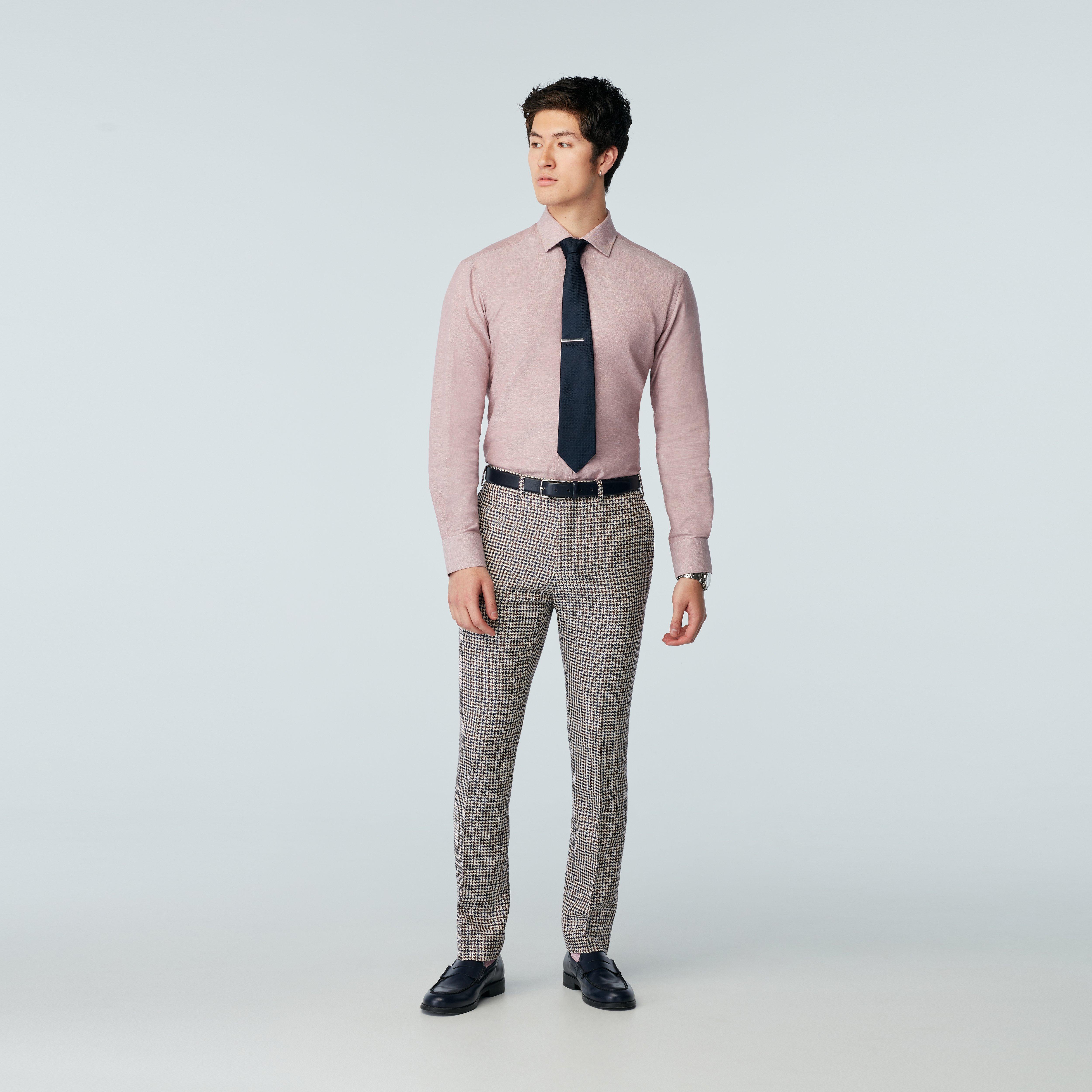 Blue pants - Houndstooth Design from Seasonal Indochino Collection