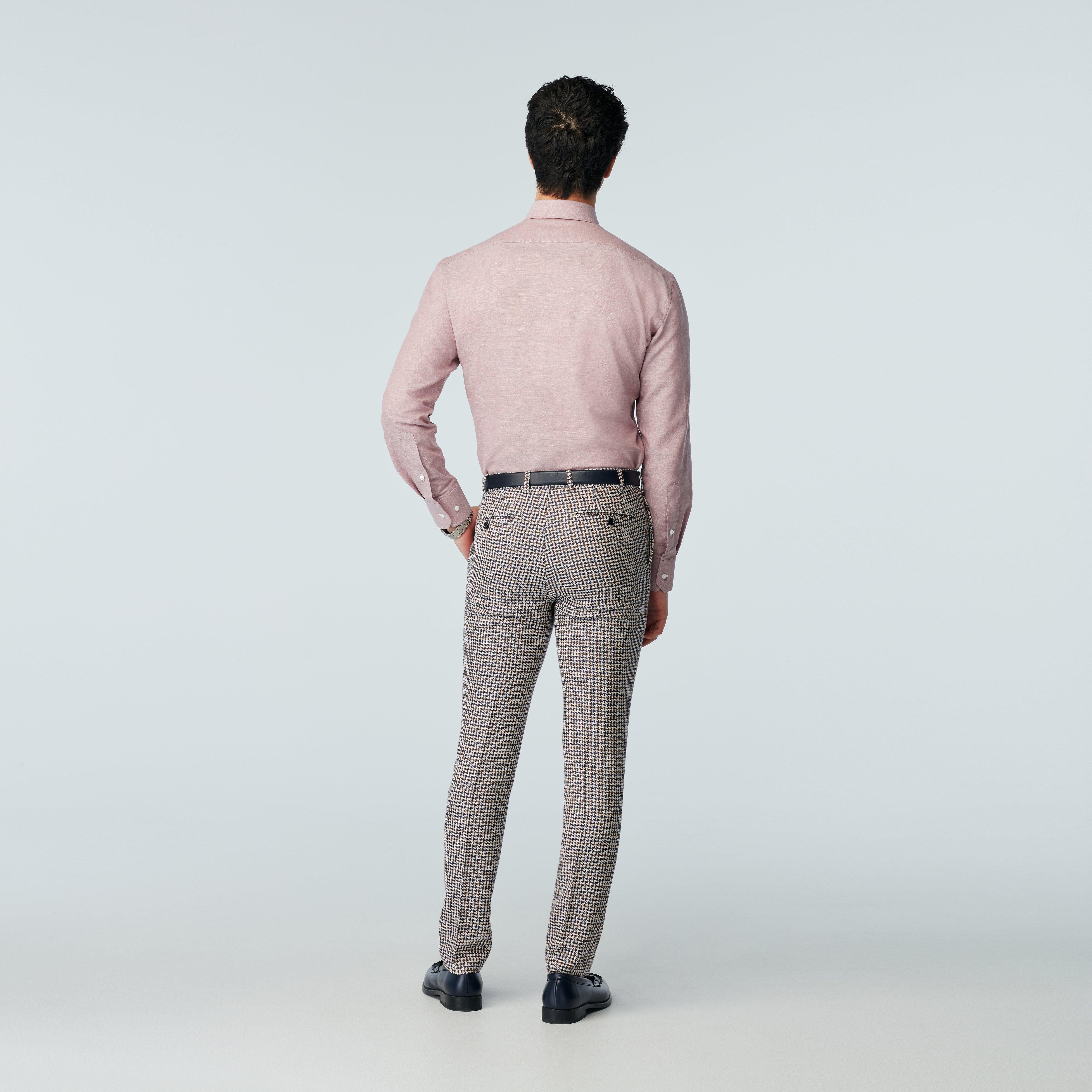 Product thumbnail 2 Blue pants - Houndstooth Design from Seasonal Indochino Collection