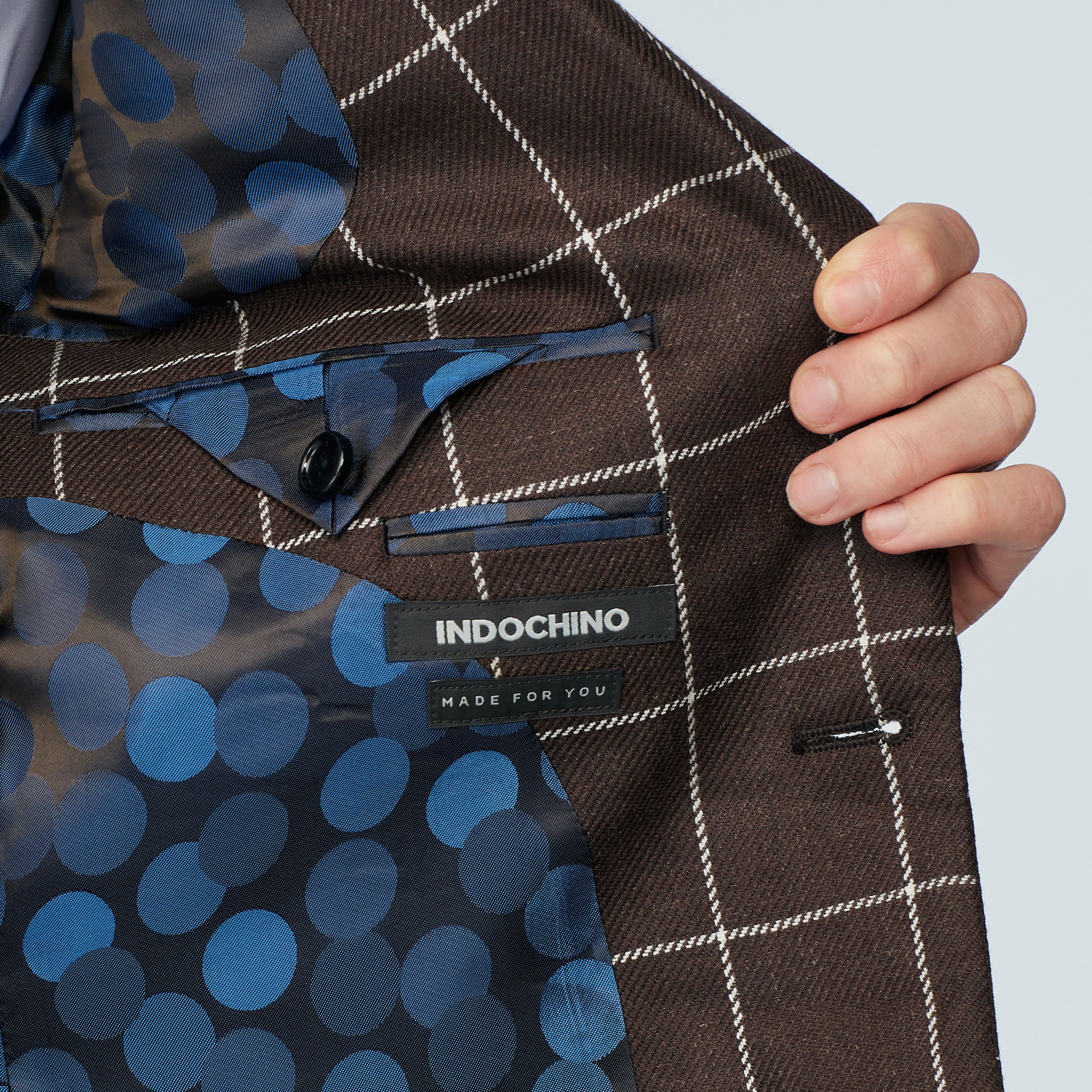 Product thumbnail 3 Brown blazer - Checked Design from Spring / Summer Indochino Collection