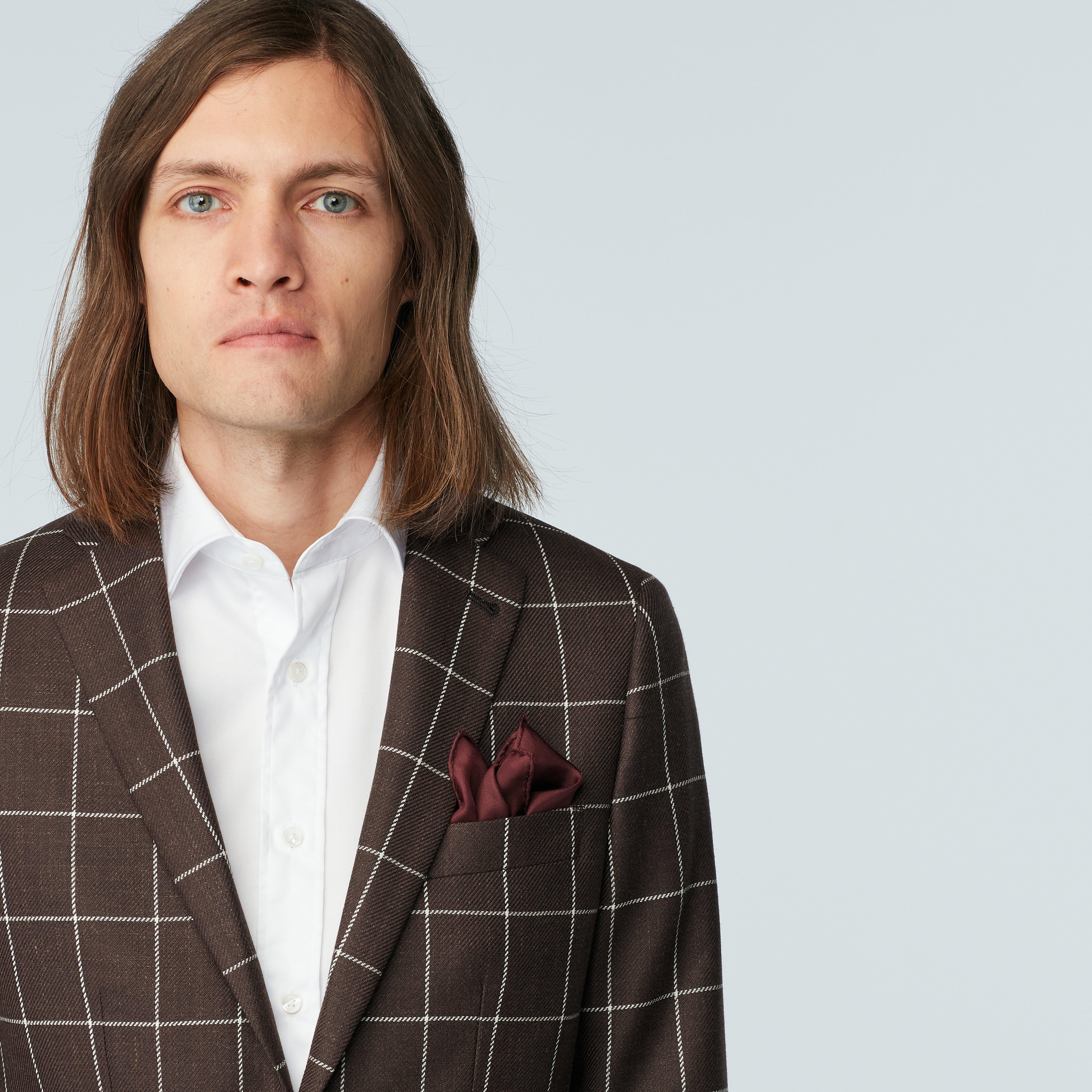 Product thumbnail 4 Brown blazer - Checked Design from Spring / Summer Indochino Collection