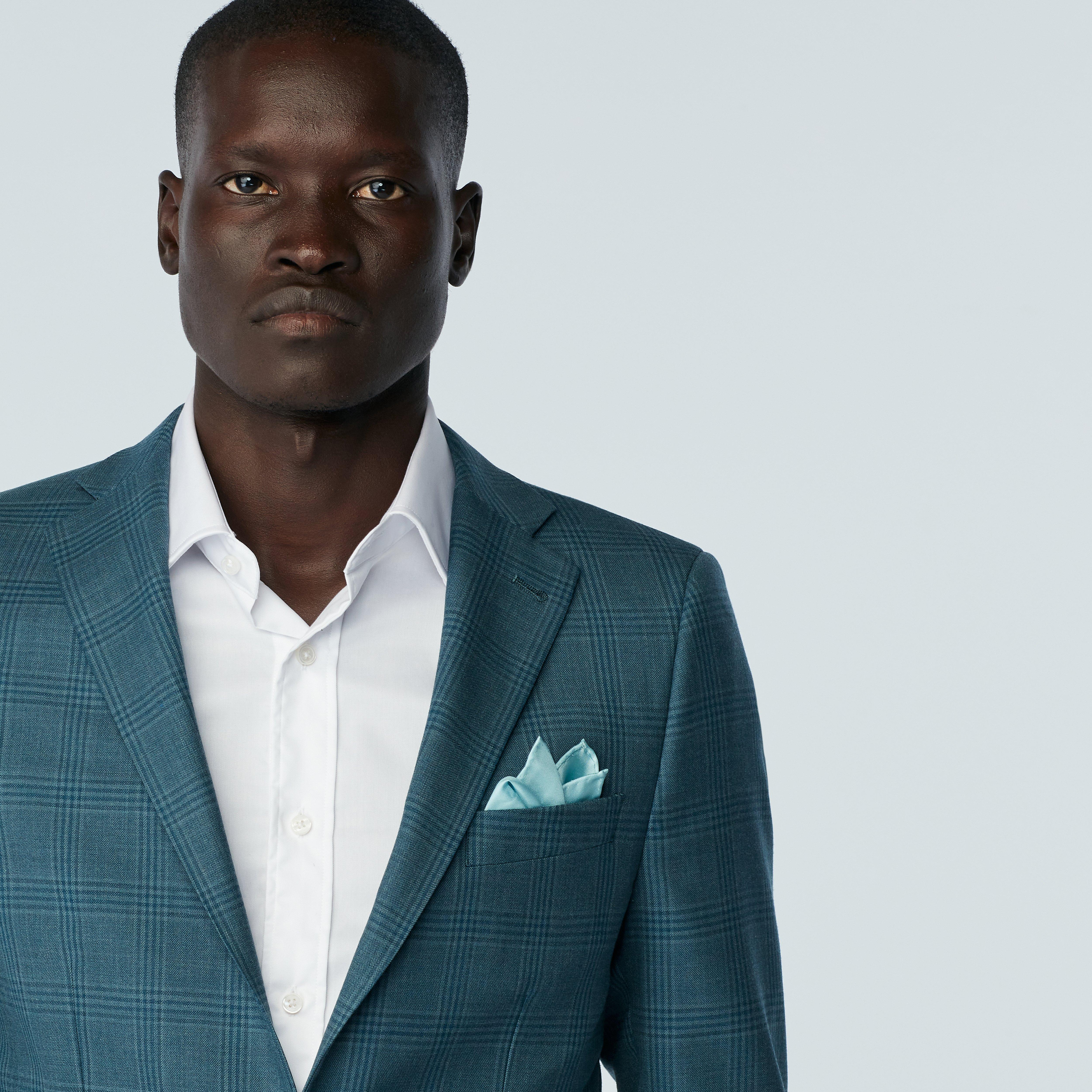 Product thumbnail 6 Teal suit - Checked Design from Spring / Summer Indochino Collection