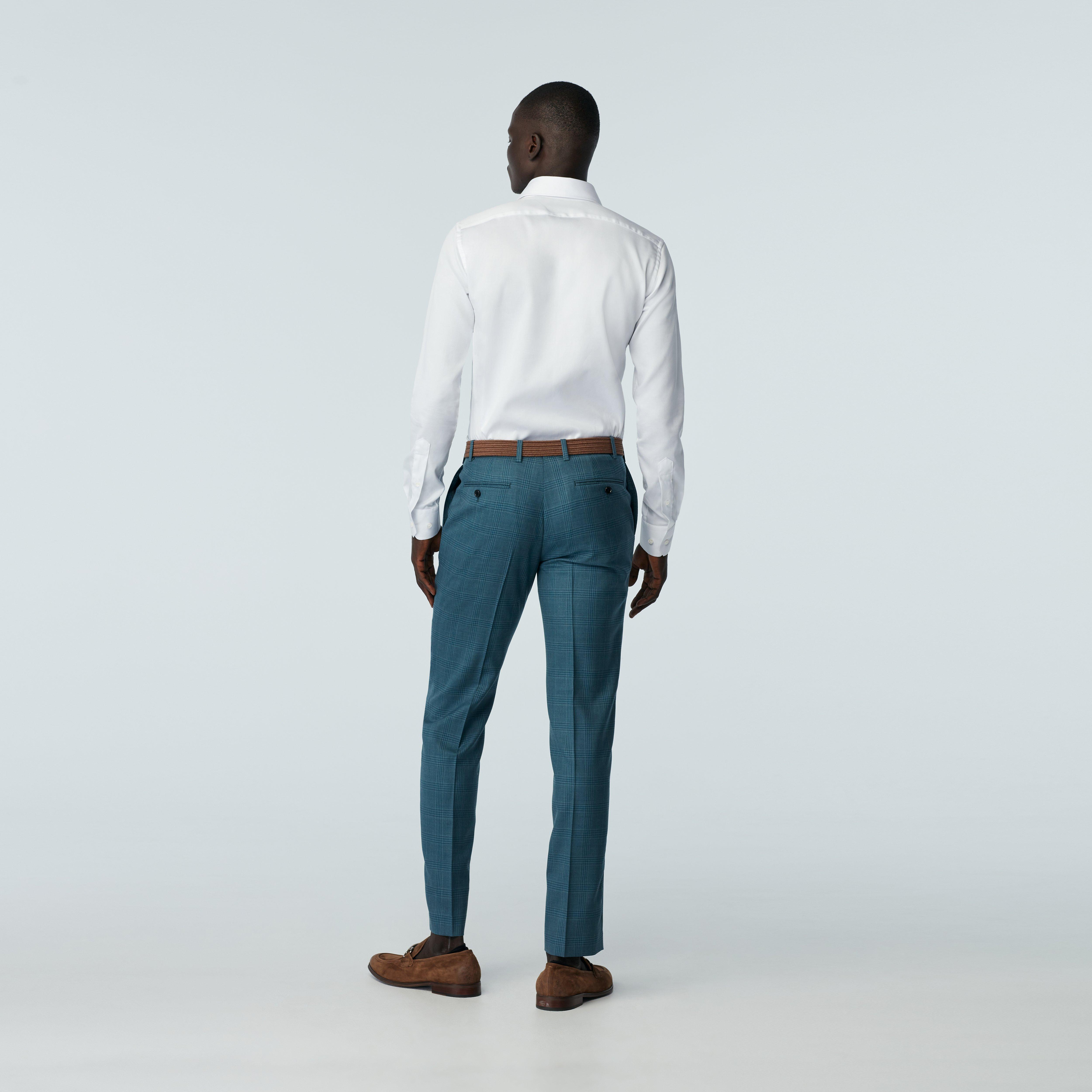 Product thumbnail 2 Teal pants - Checked Design from Seasonal Indochino Collection