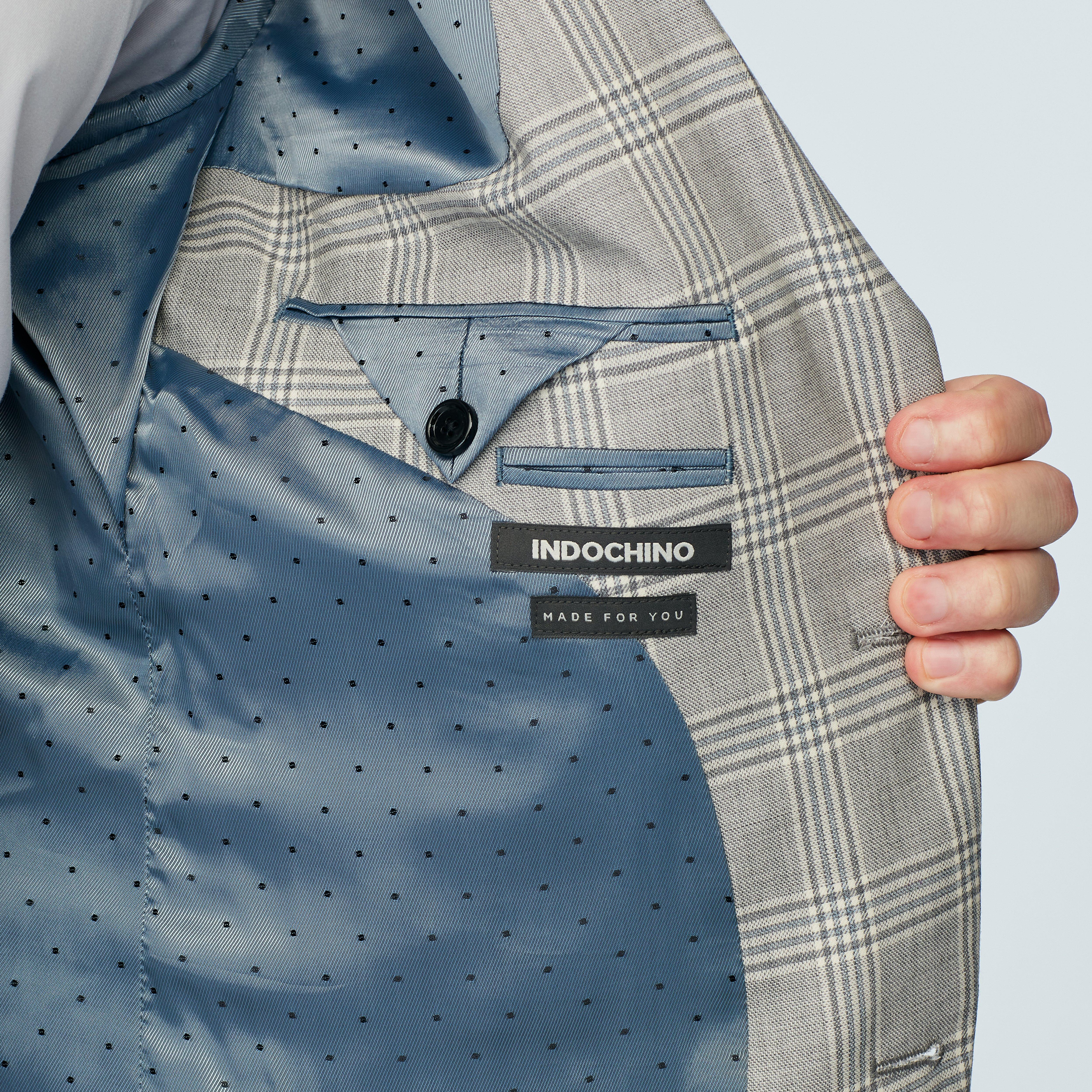 Product thumbnail 3 Gray blazer - Checked Design from Spring / Summer Indochino Collection