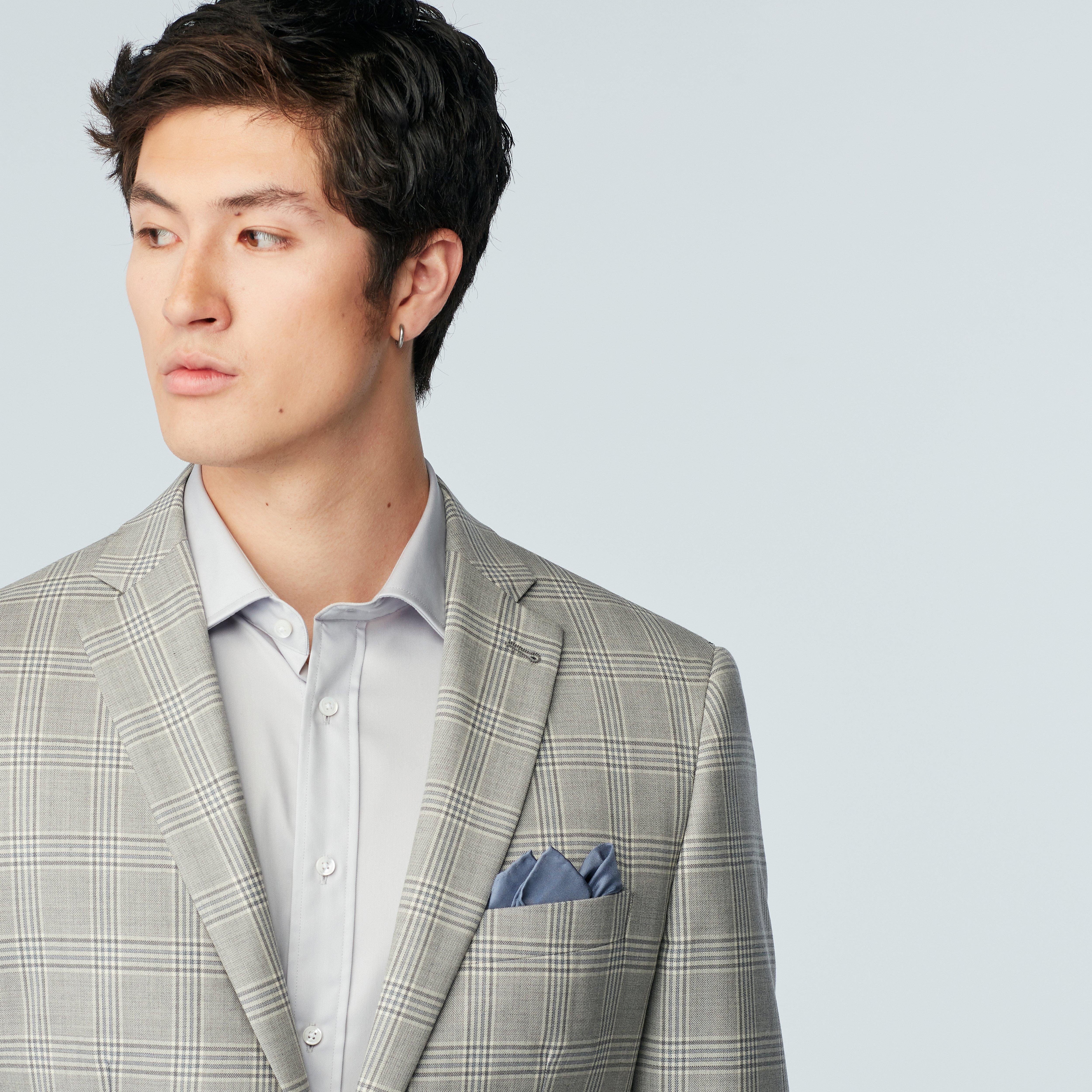 Product thumbnail 4 Gray blazer - Checked Design from Spring / Summer Indochino Collection