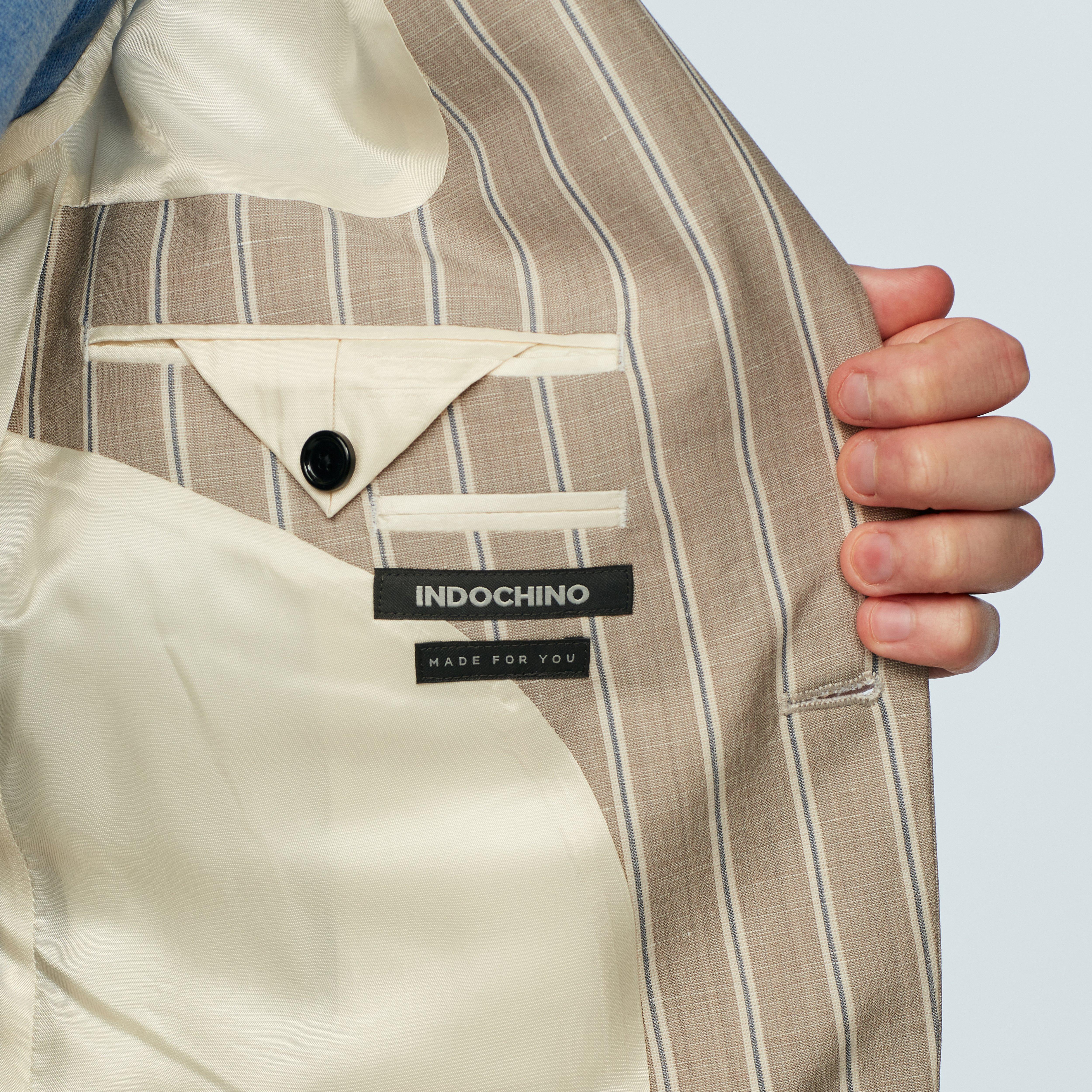Product thumbnail 3 Sand blazer - Striped Design from Spring / Summer Indochino Collection