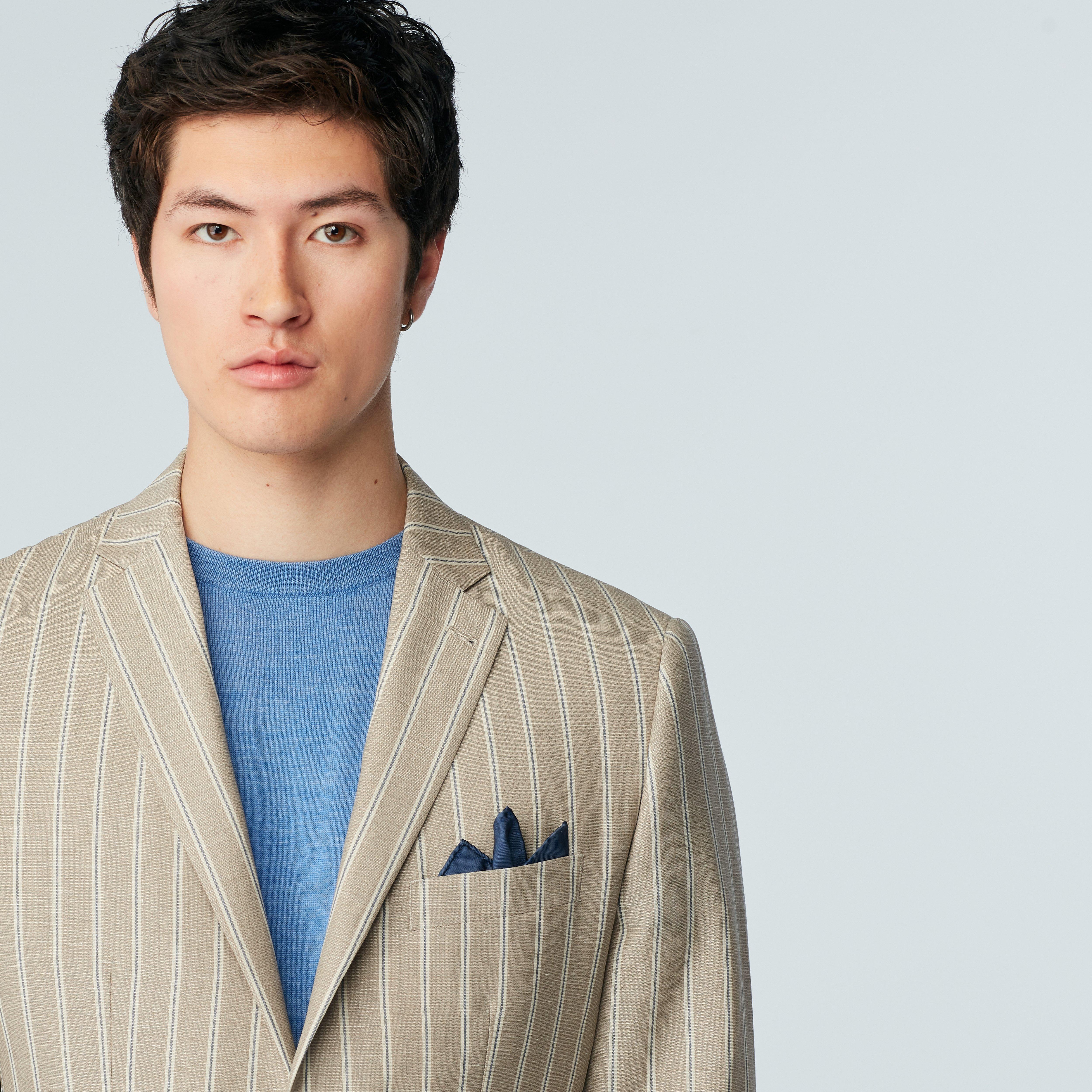 Product thumbnail 4 Sand blazer - Striped Design from Spring / Summer Indochino Collection